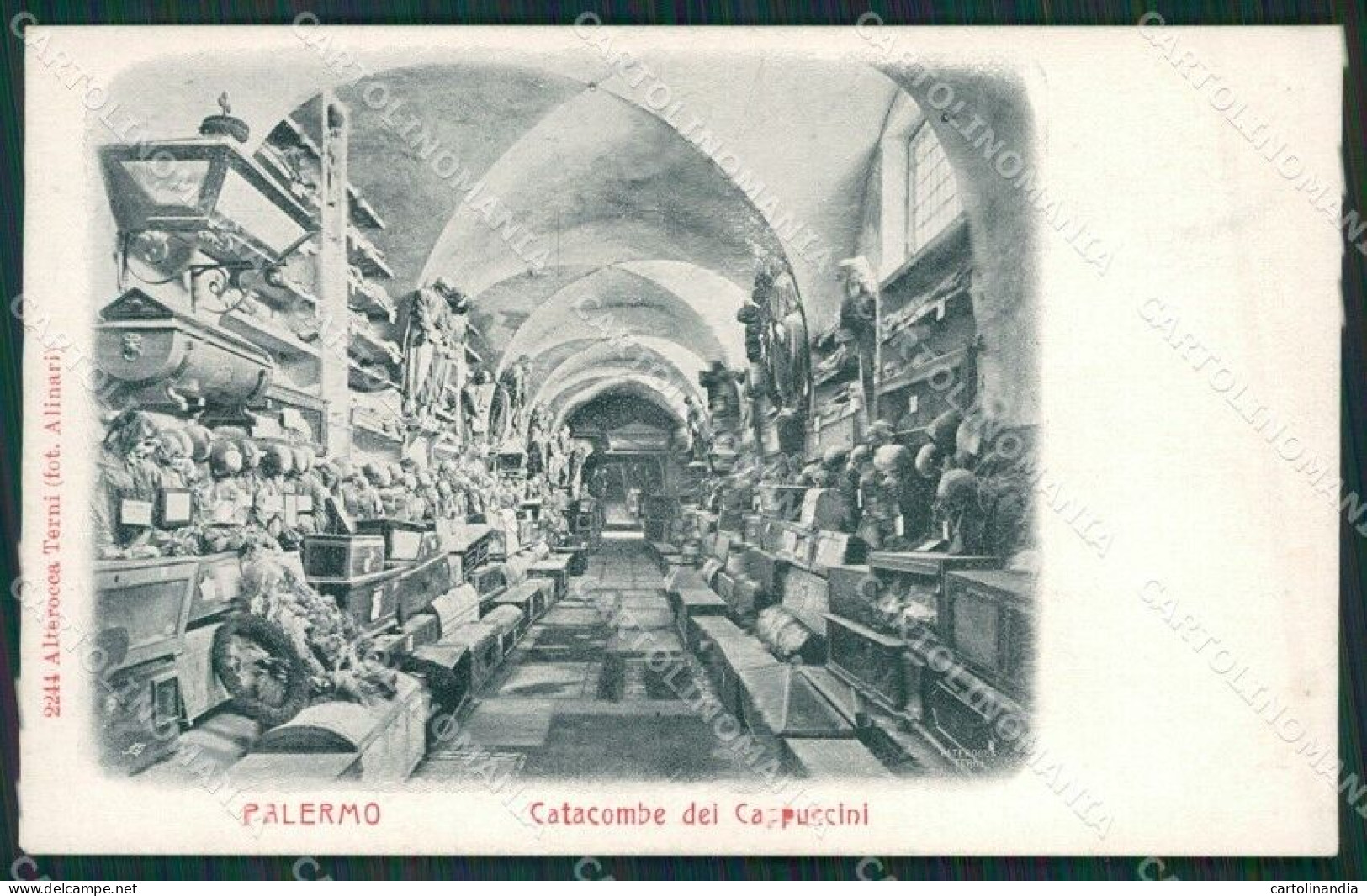Palermo Città Catacombe Alteracca 2244 Cartolina KV4164 - Palermo