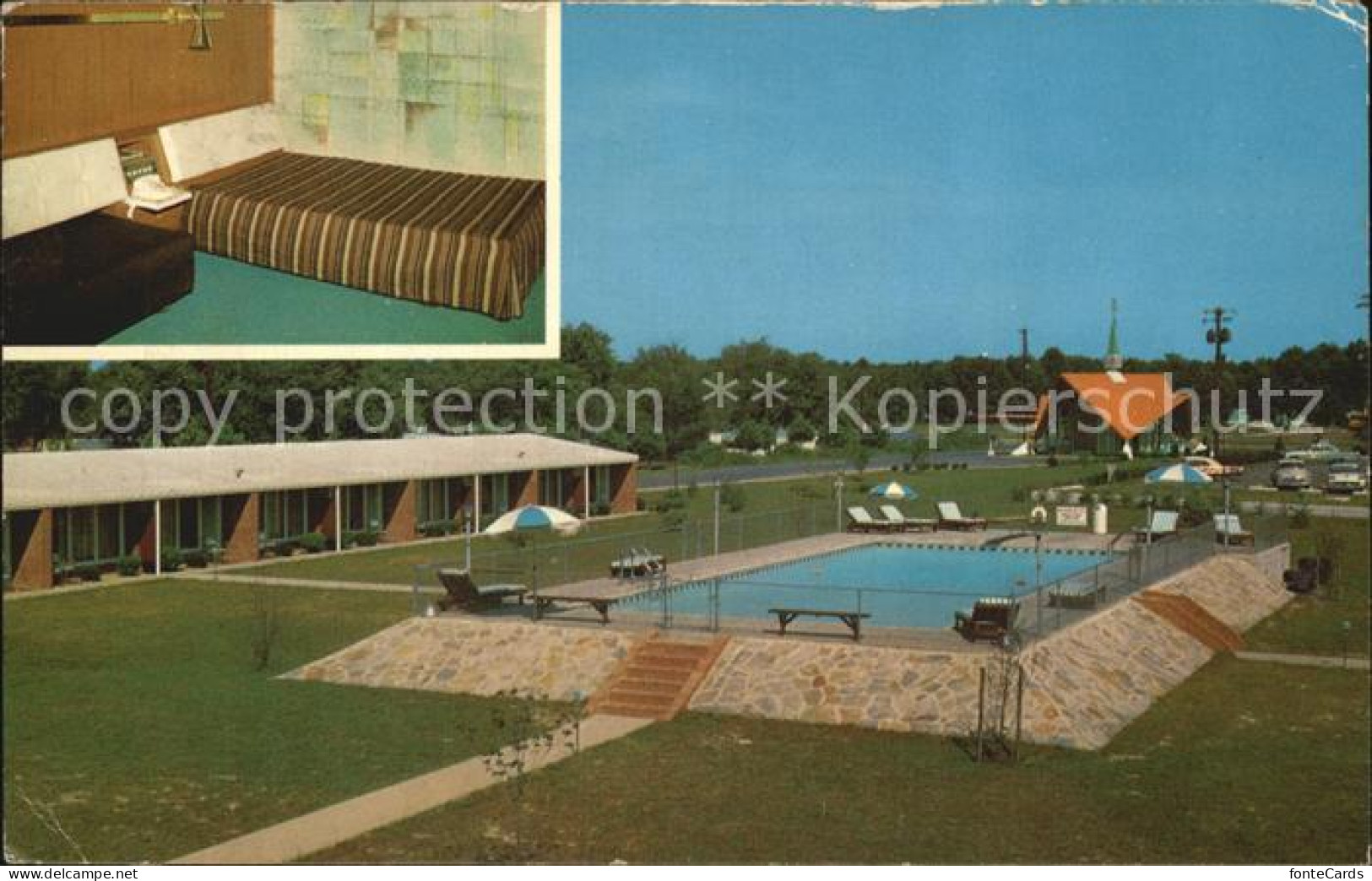 72464064 Salisbury_Maryland Howard Johnsons Motor Lodge Swimmingpool Zimmer - Altri & Non Classificati