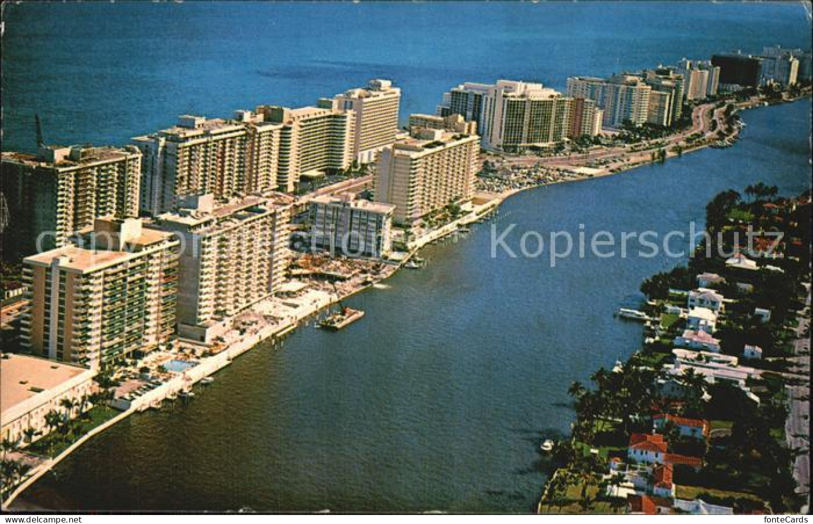 72462362 Miami_Beach Ocen Front Hotels Along Indian Creek Air View - Other & Unclassified