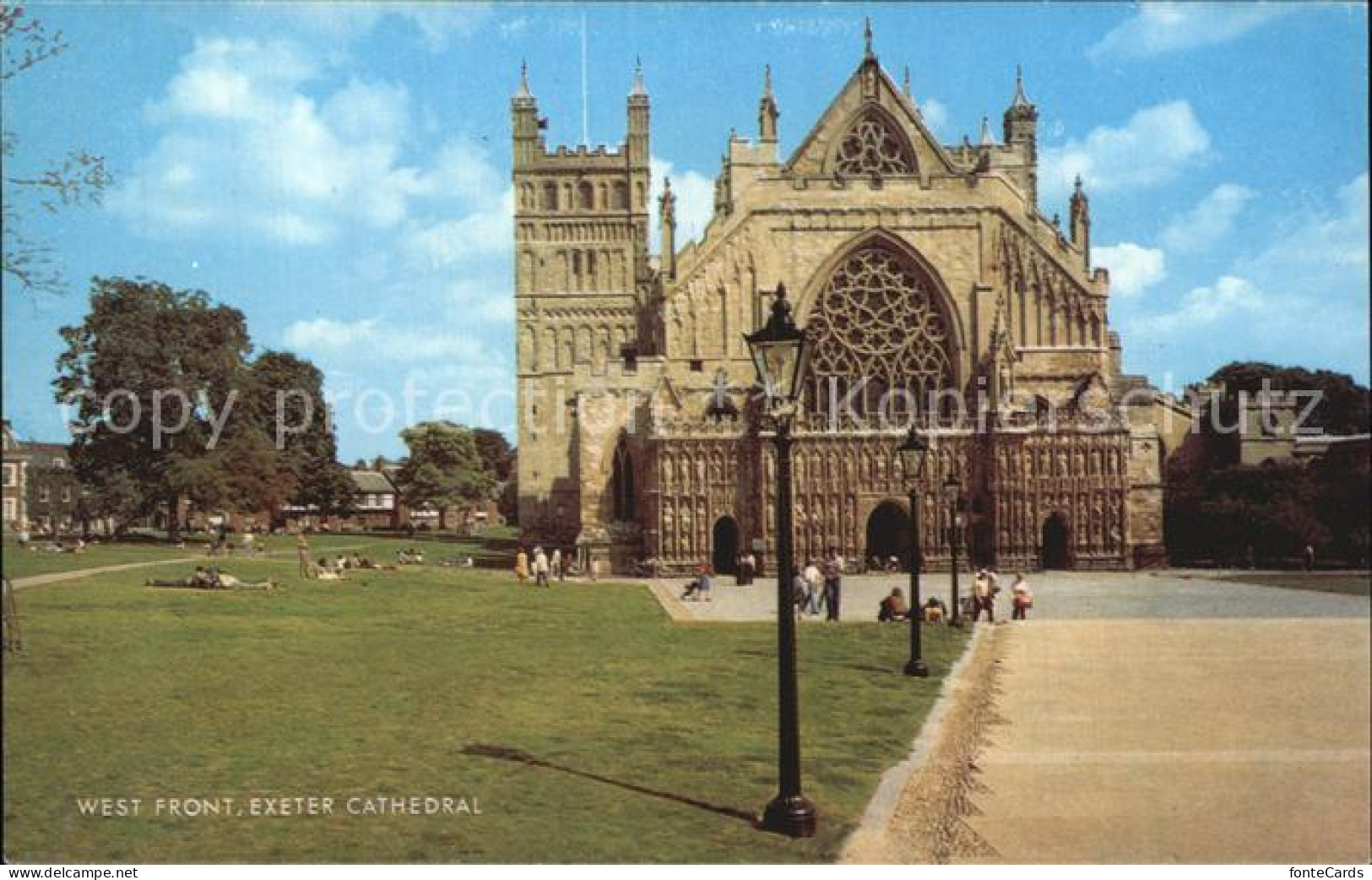 72461742 Exeter Cathedral West Front Exeter - Sonstige & Ohne Zuordnung