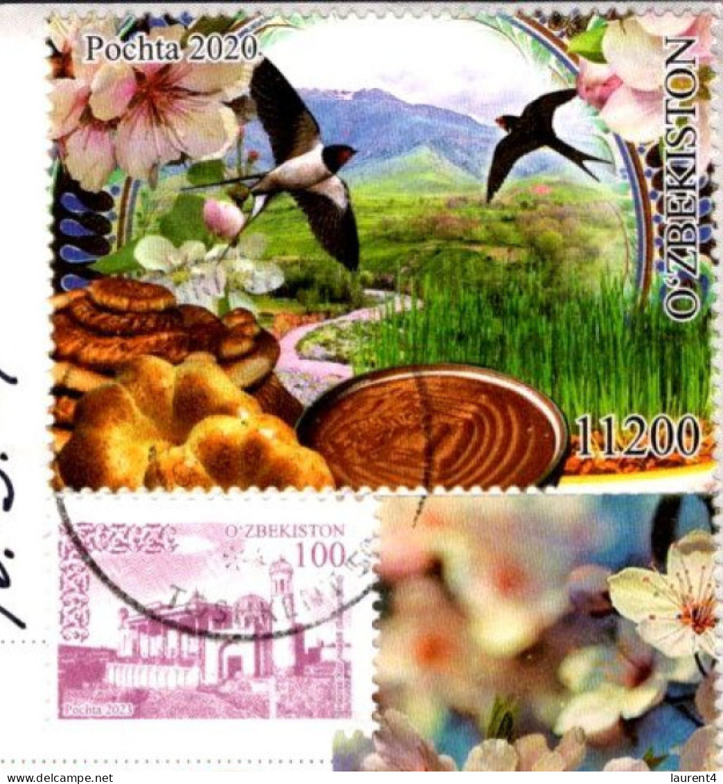 24-4-2024 (2 Z 55) UZBEKISTAN (posted From Australia 2024) Osque In Tashkent (with Bird Stamp) - Islam