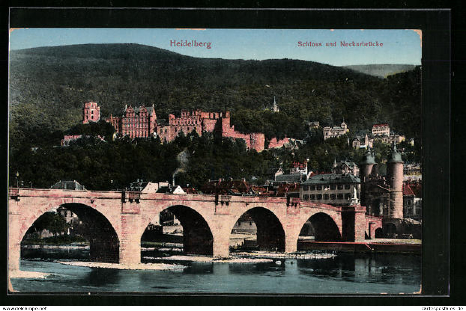 AK Heidelberg, Schloss Und Neckarbrücke  - Heidelberg