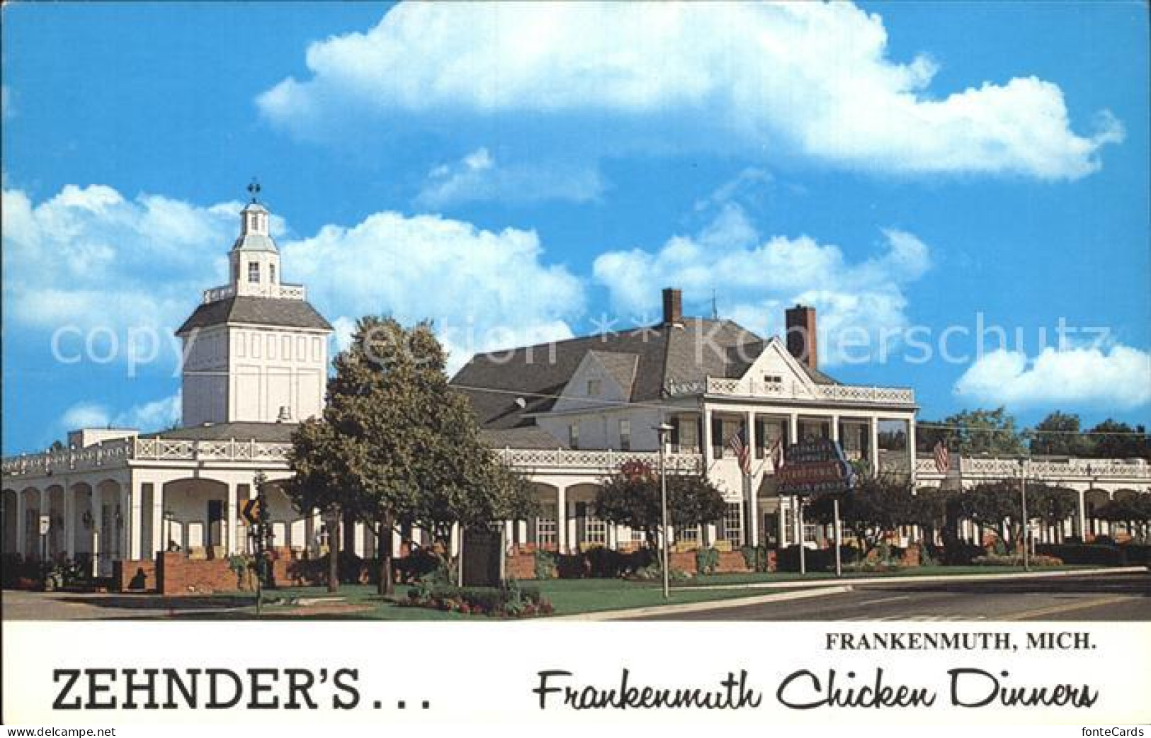 72461522 Michigan Zehnders Frankenmuth Chicken Dinners - Andere & Zonder Classificatie