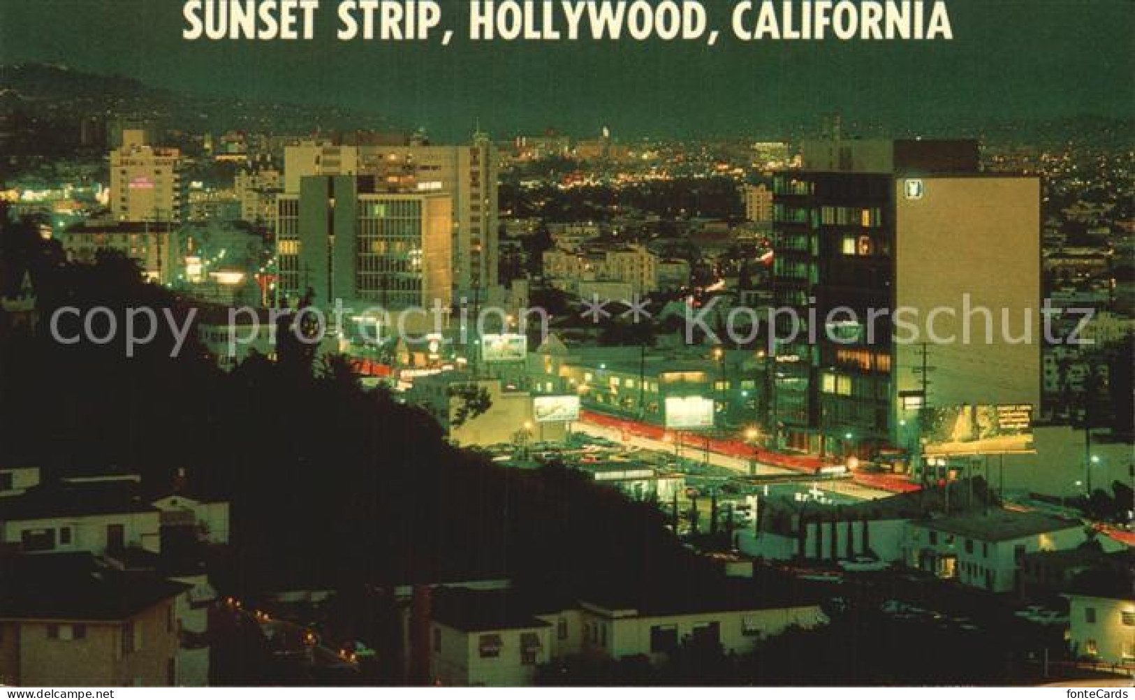 72461509 Hollywood California Sunset Strip Hollywood California - Other & Unclassified