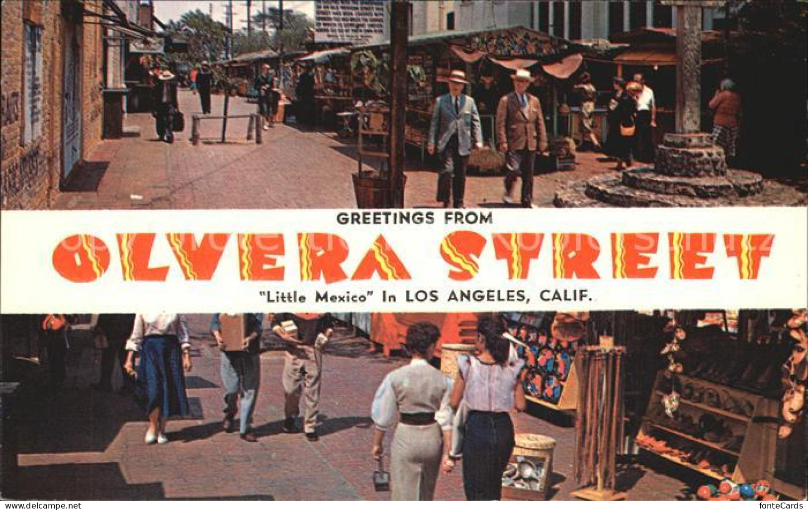 72461505 Los_Angeles_California Olvera Street Little Mexico - Altri & Non Classificati