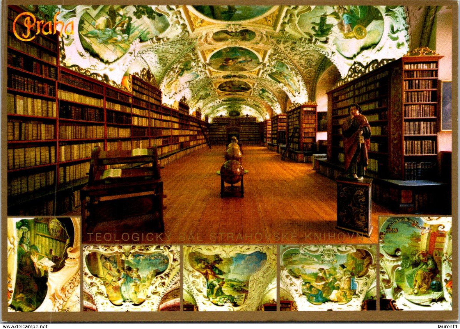 24-4-2024 (2 Z 55) Library In Czech Republic (Theological Hall) - Bibliotheken