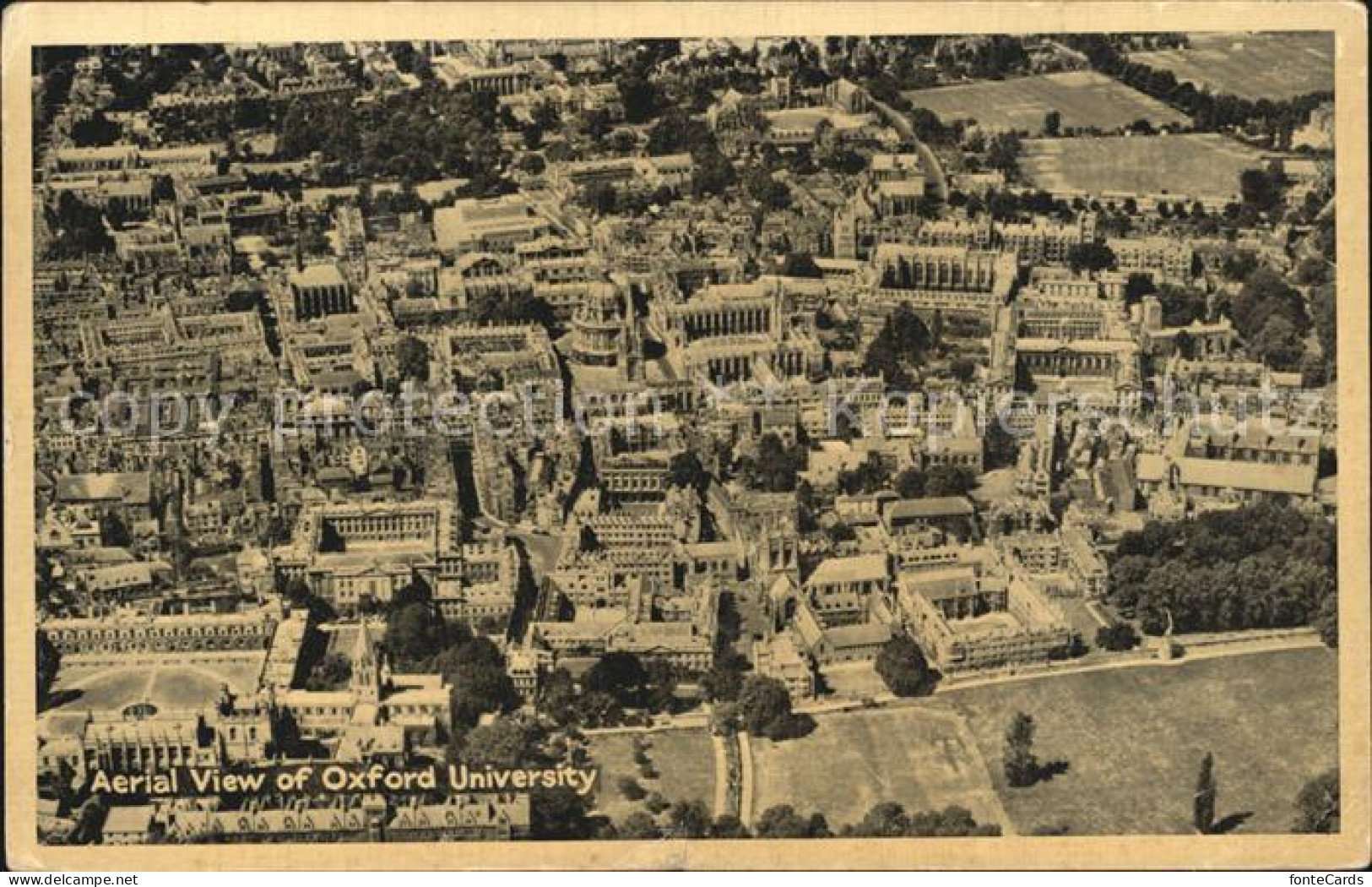 72460340 Oxford Oxfordshire Aerial View Of Oxford University  - Autres & Non Classés