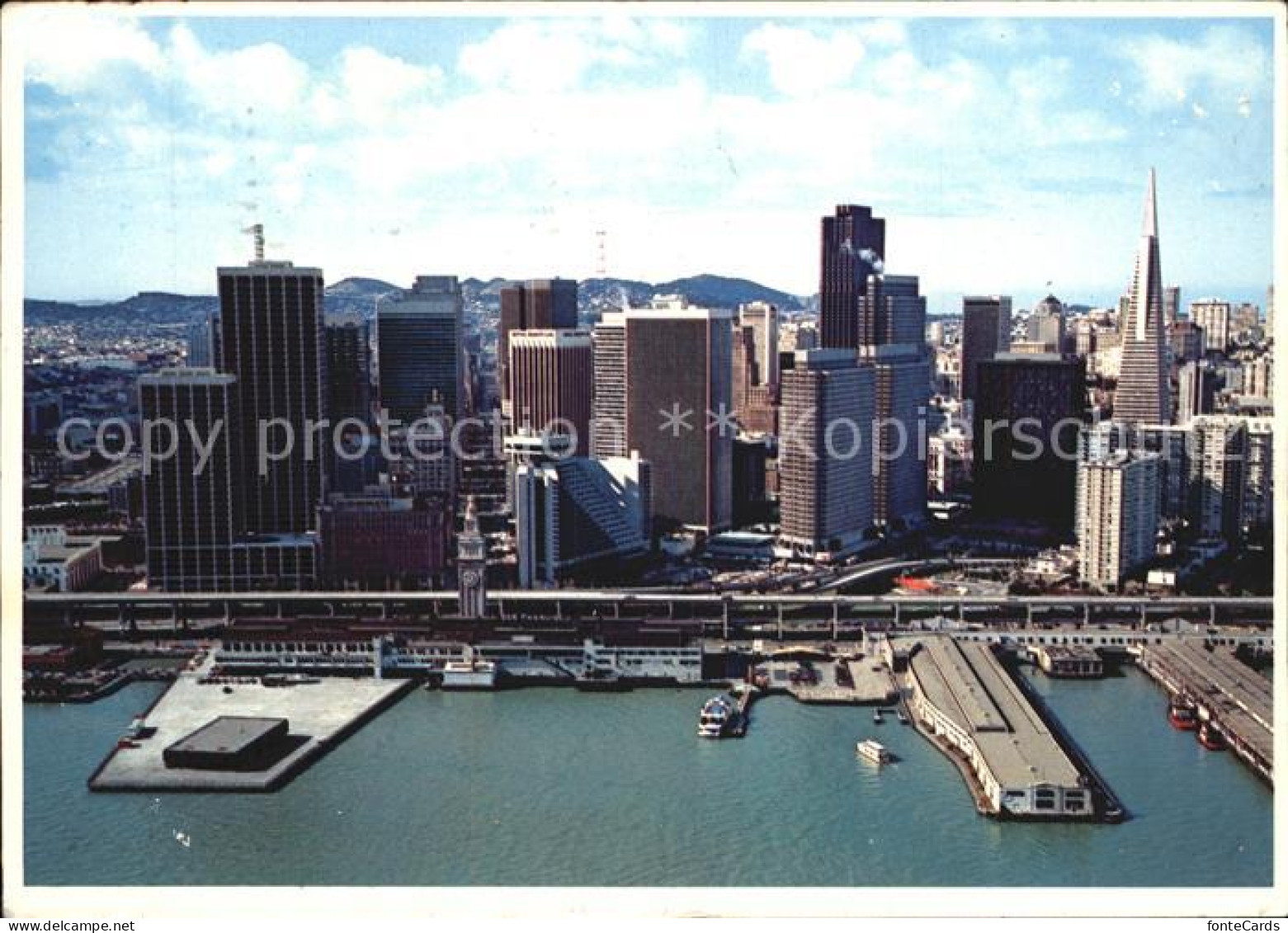 72459937 San_Francisco_California Aerial View Embarcadero Center And Waterfront - Altri & Non Classificati