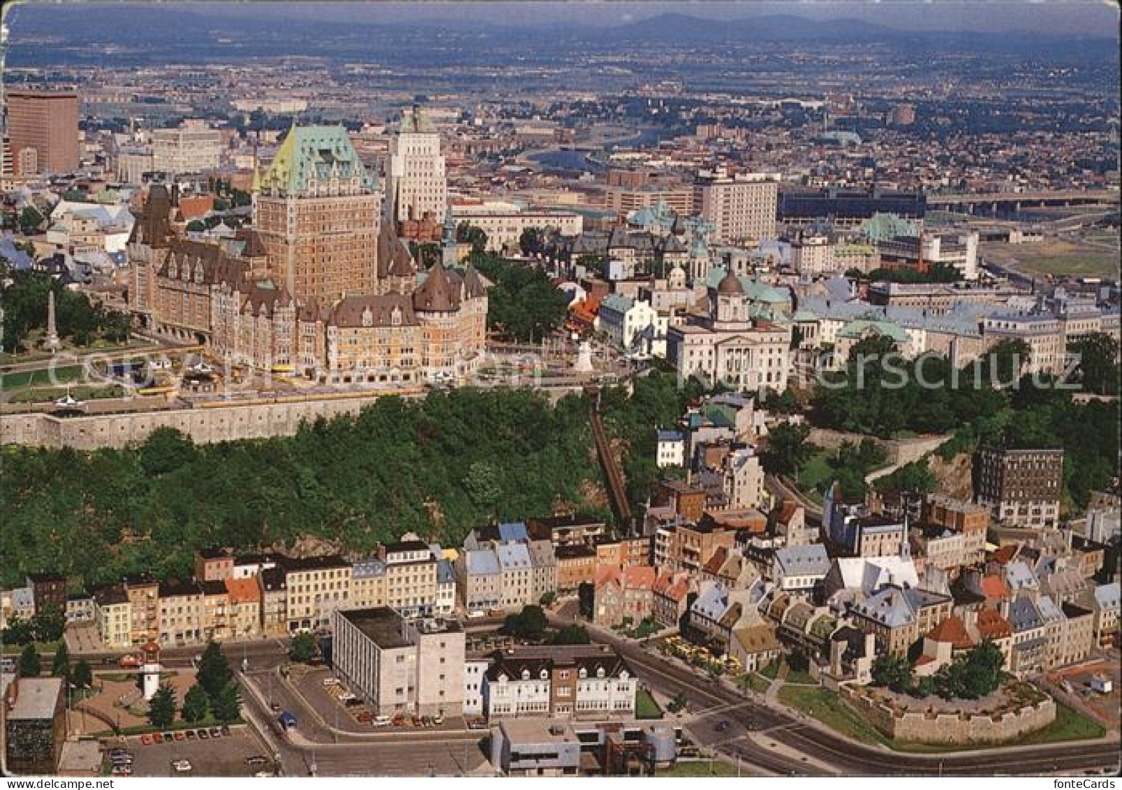 72459783 Quebec The Old City Air View Quebec - Unclassified