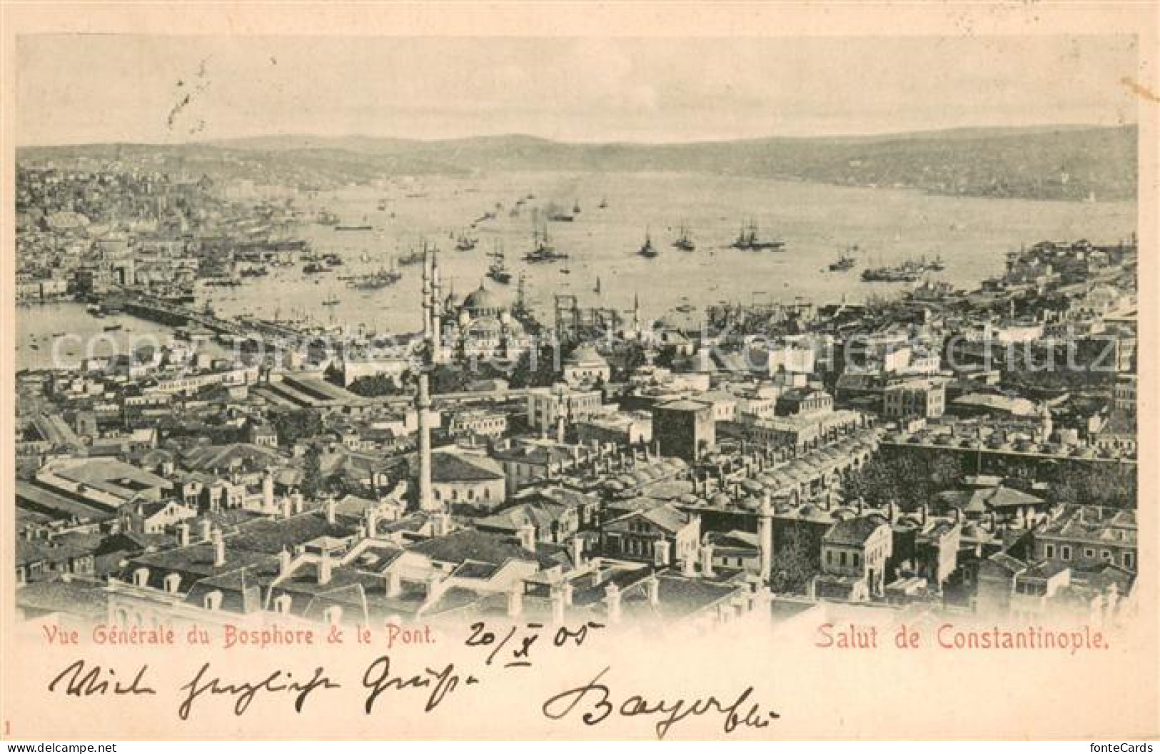 73710770 Bosphore Vue Generale Du Bophore Et Le Pont  Bosphore - Turkey