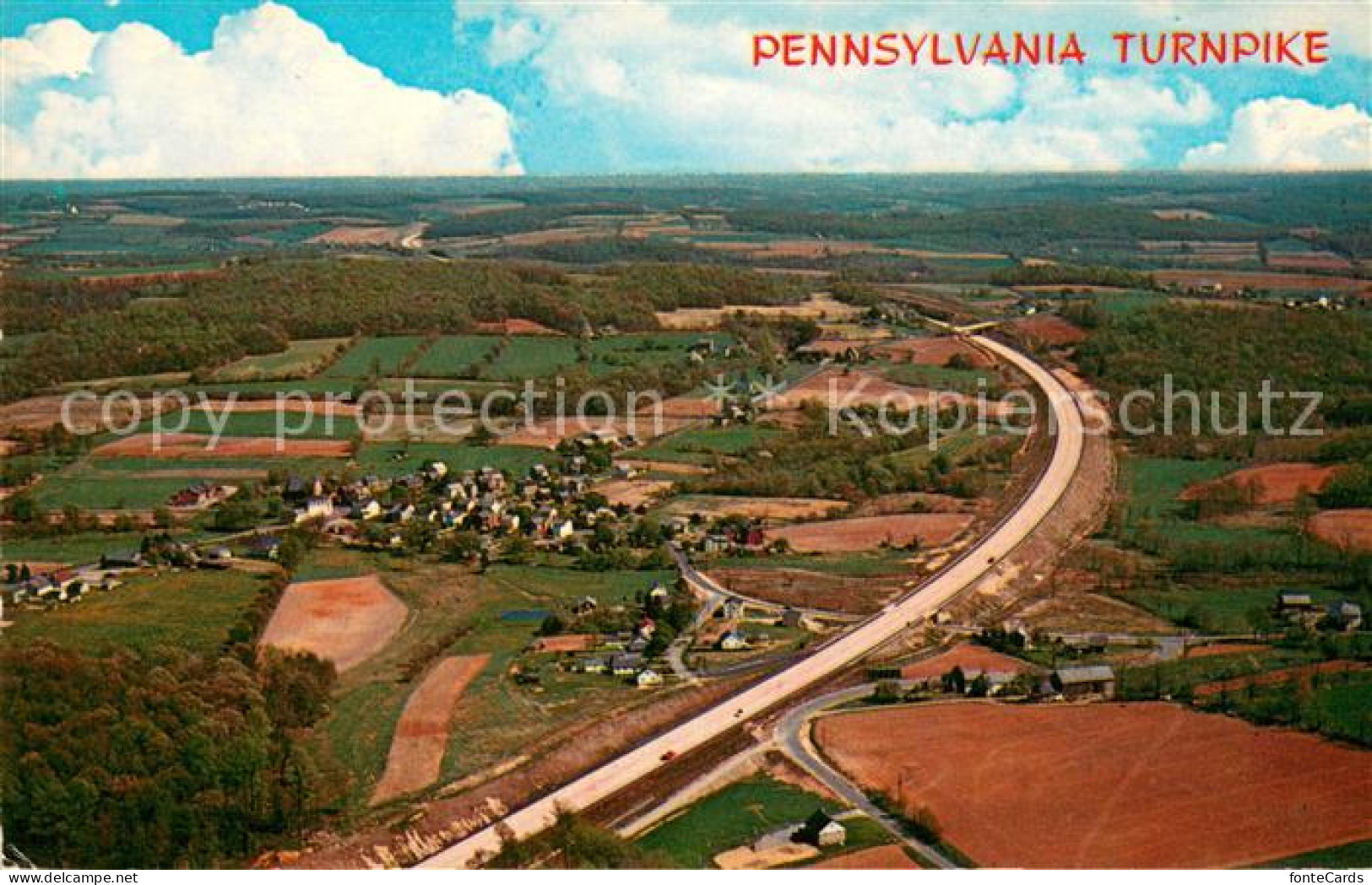 73645836 Pennsylvania Turnpike Fliegeraufnahme Highway Pennsylvania Turnpike - Other & Unclassified