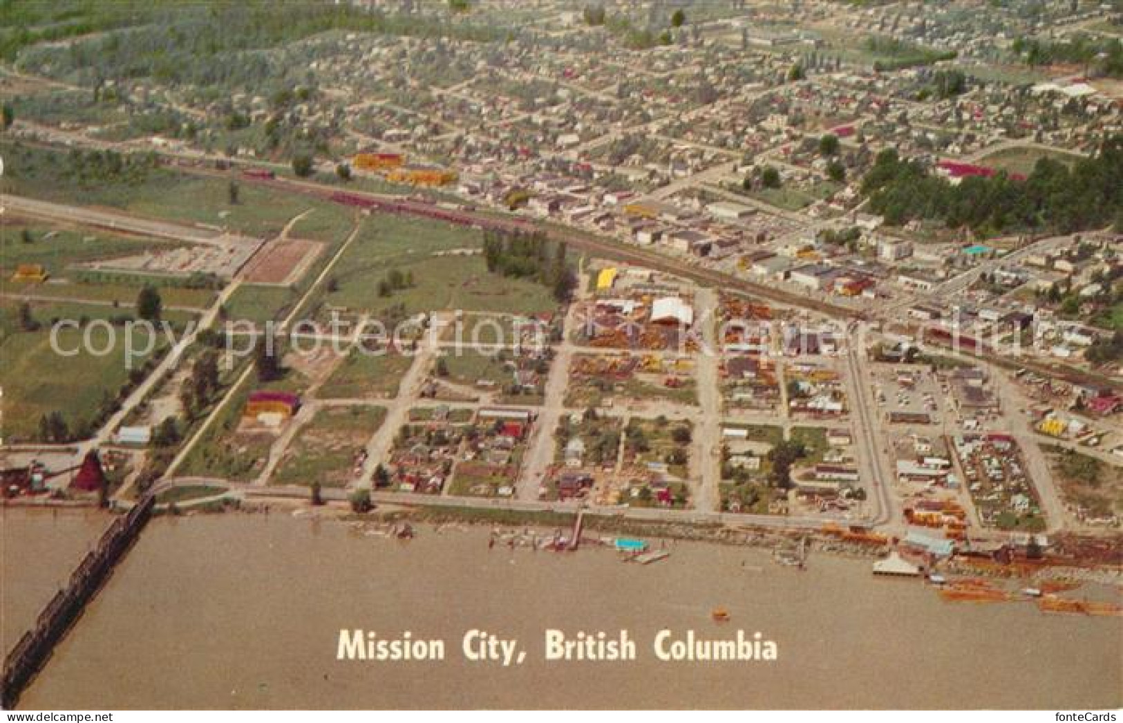 73059104 Mission British Columbia City Fliegeraufnahme Mission - Unclassified