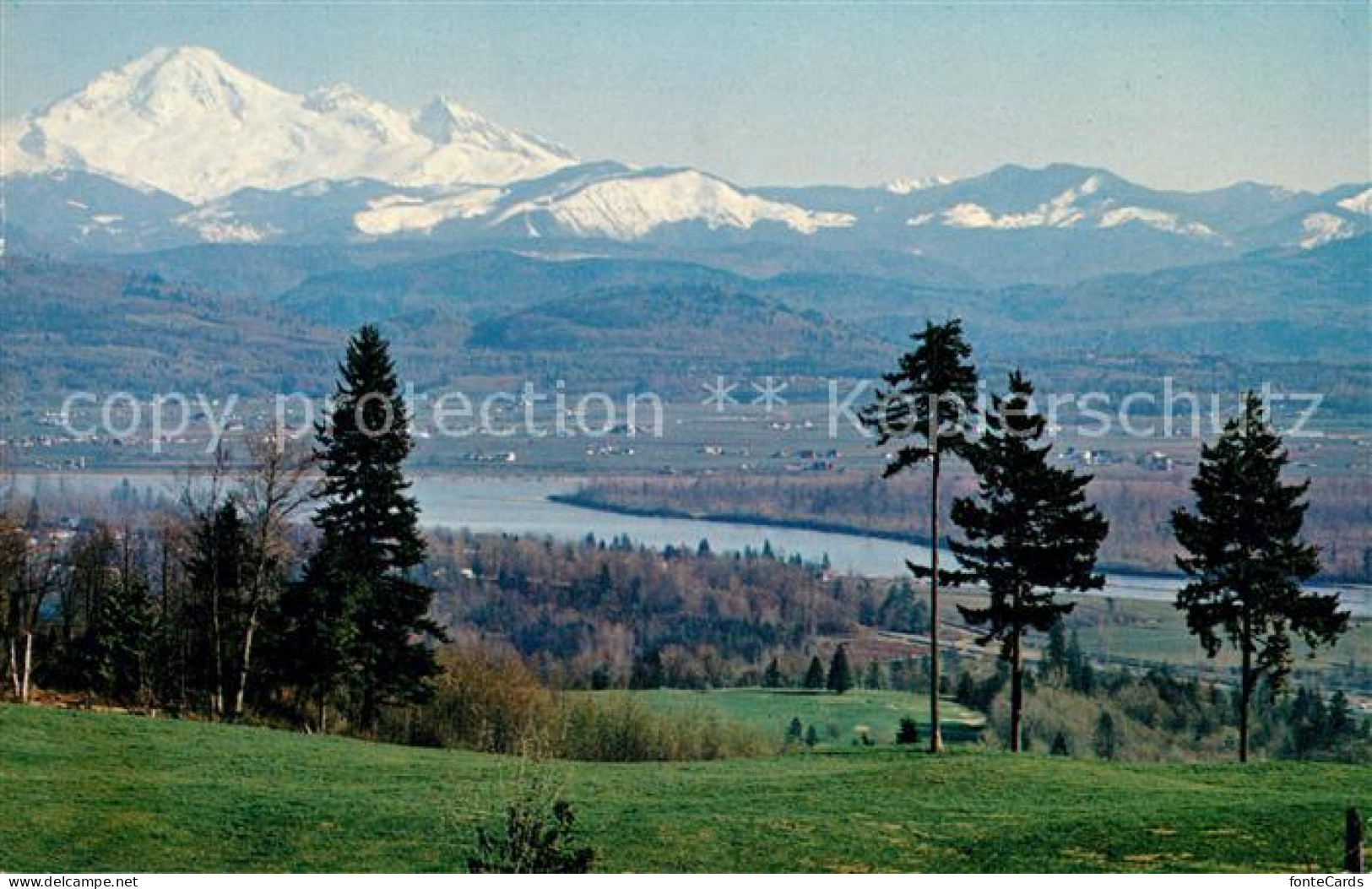 73059103 British Columbia Fraser Valley Panorama British Columbia - Unclassified