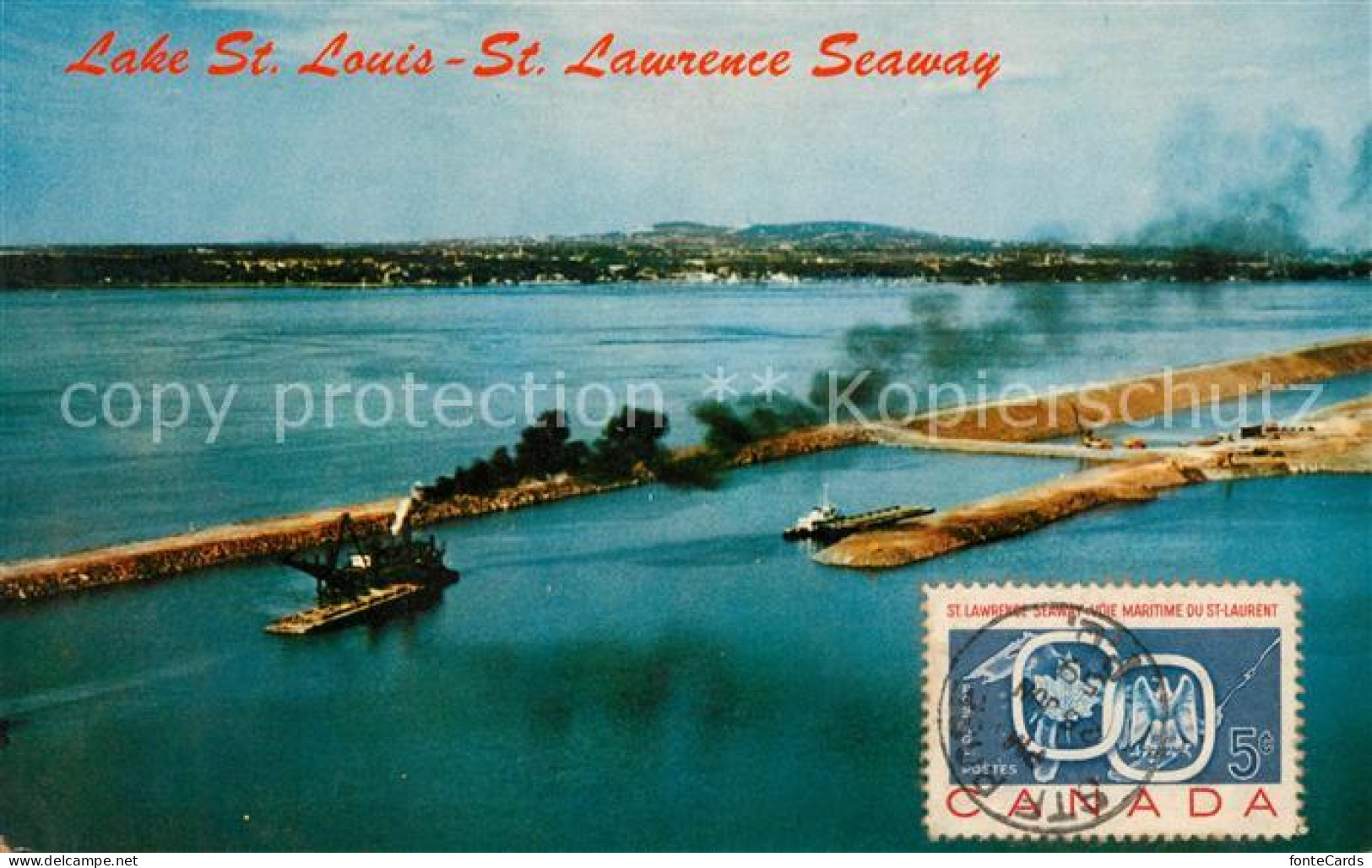 73059085 Saint_Lawrence Seaway Dredging In Lake Saint Louis  - Sonstige & Ohne Zuordnung