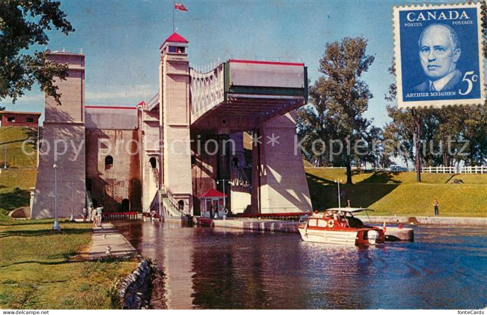 73059084 Peterborough Ontario Hydraulic Lift Lock Peterborough Ontario - Unclassified