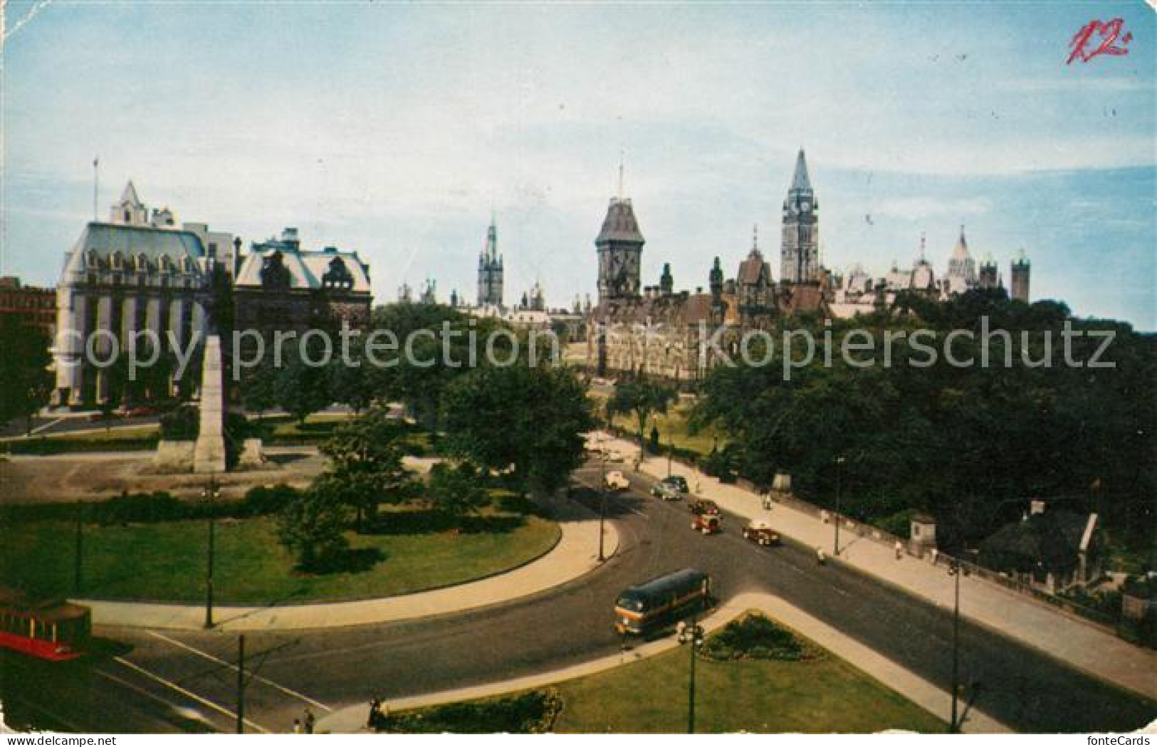 73059036 Ottawa Ontario Confederation Square War Memorial Post Office And Peace  - Unclassified