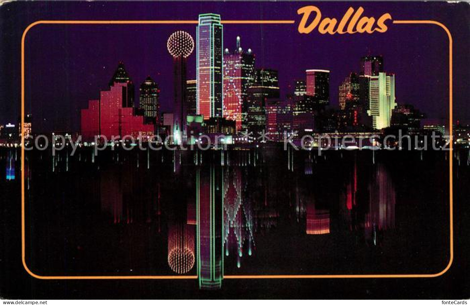 73059023 Dallas_Texas By Night - Autres & Non Classés