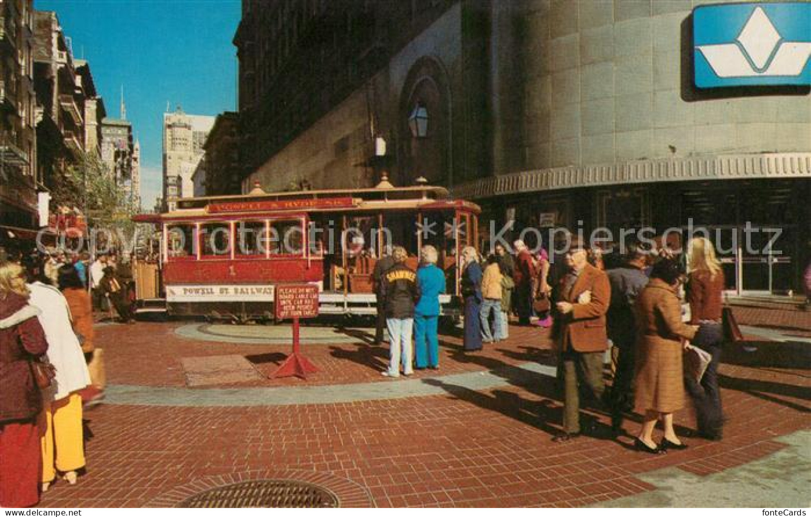 73059016 San_Francisco_California Powell And Market Street Cable Car - Altri & Non Classificati