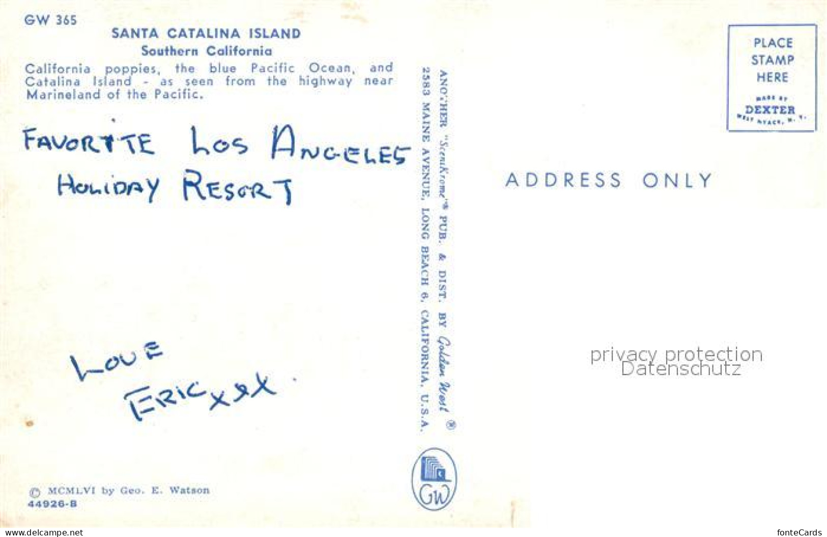 73059010 California_US-State Santa Catalina Island - Other & Unclassified