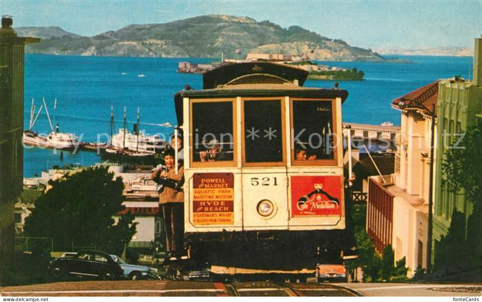 73057857 San_Francisco_California Cable Car On San Francisco Hill - Altri & Non Classificati