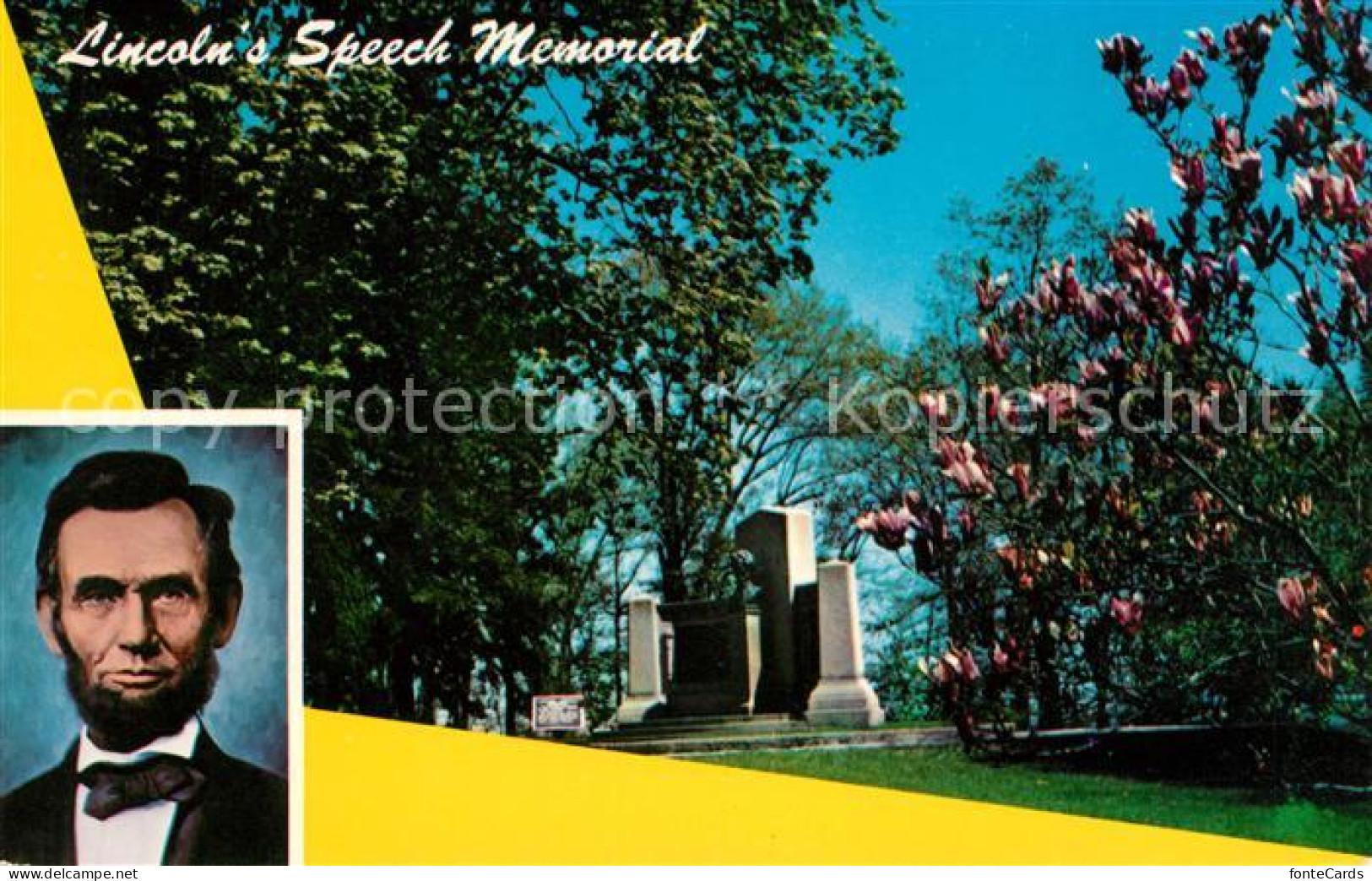 73057242 Gettysburg Pennsylvania Lincoln Speech Memorial Gettysburg Pennsylvania - Other & Unclassified