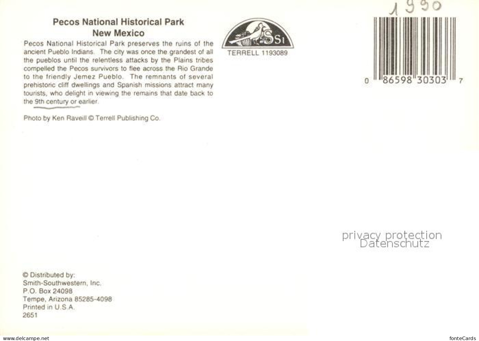 73052941 Pecos_New_Mexico Natitonal Historic Park - Other & Unclassified