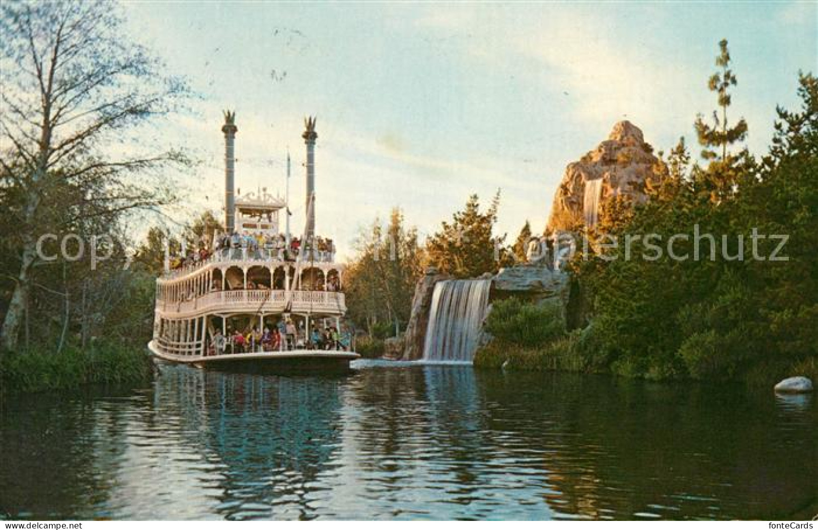 73051508 Disneyland_California Mark Twain Rivers Of America Cascade Mountain - Altri & Non Classificati