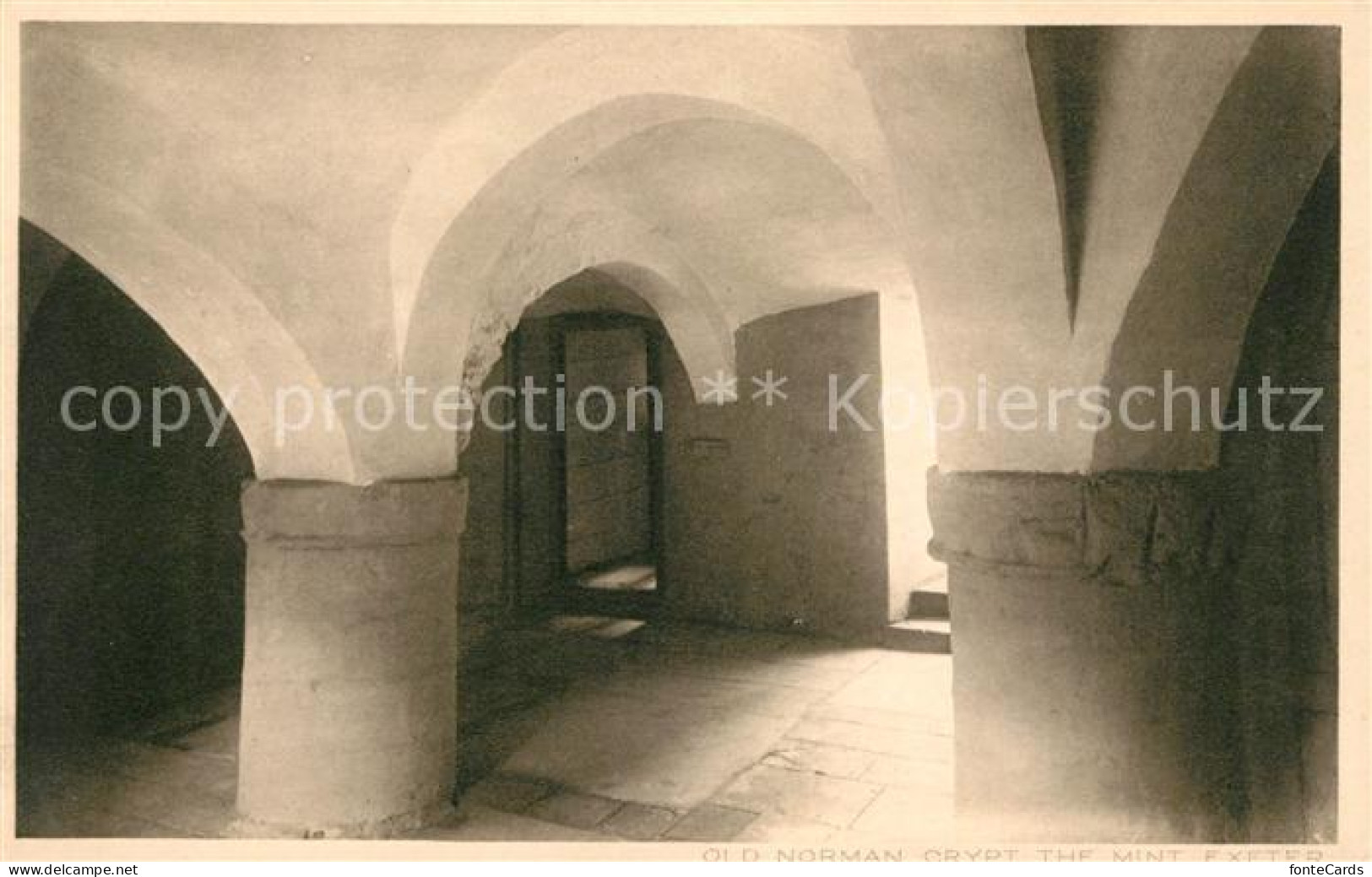 73044314 Exeter Old Norman Crypt Exeter - Sonstige & Ohne Zuordnung