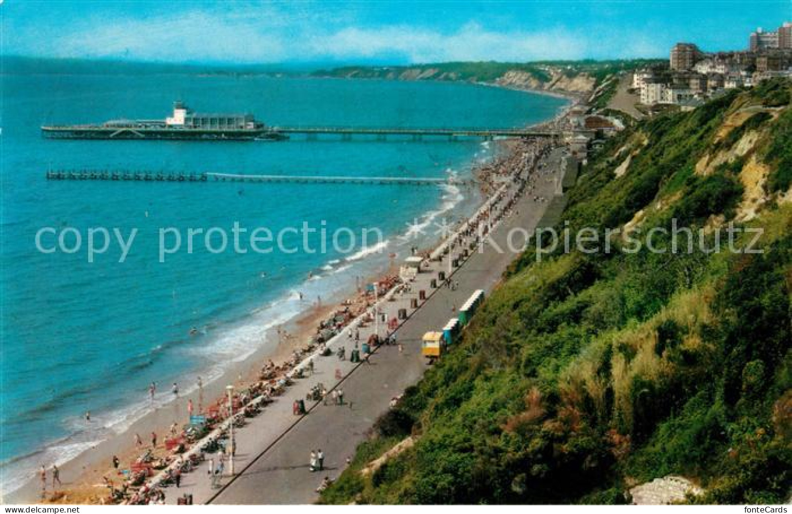 73040814 Bournemouth UK The Pier And Cliffs Bournemouth UK - Altri & Non Classificati