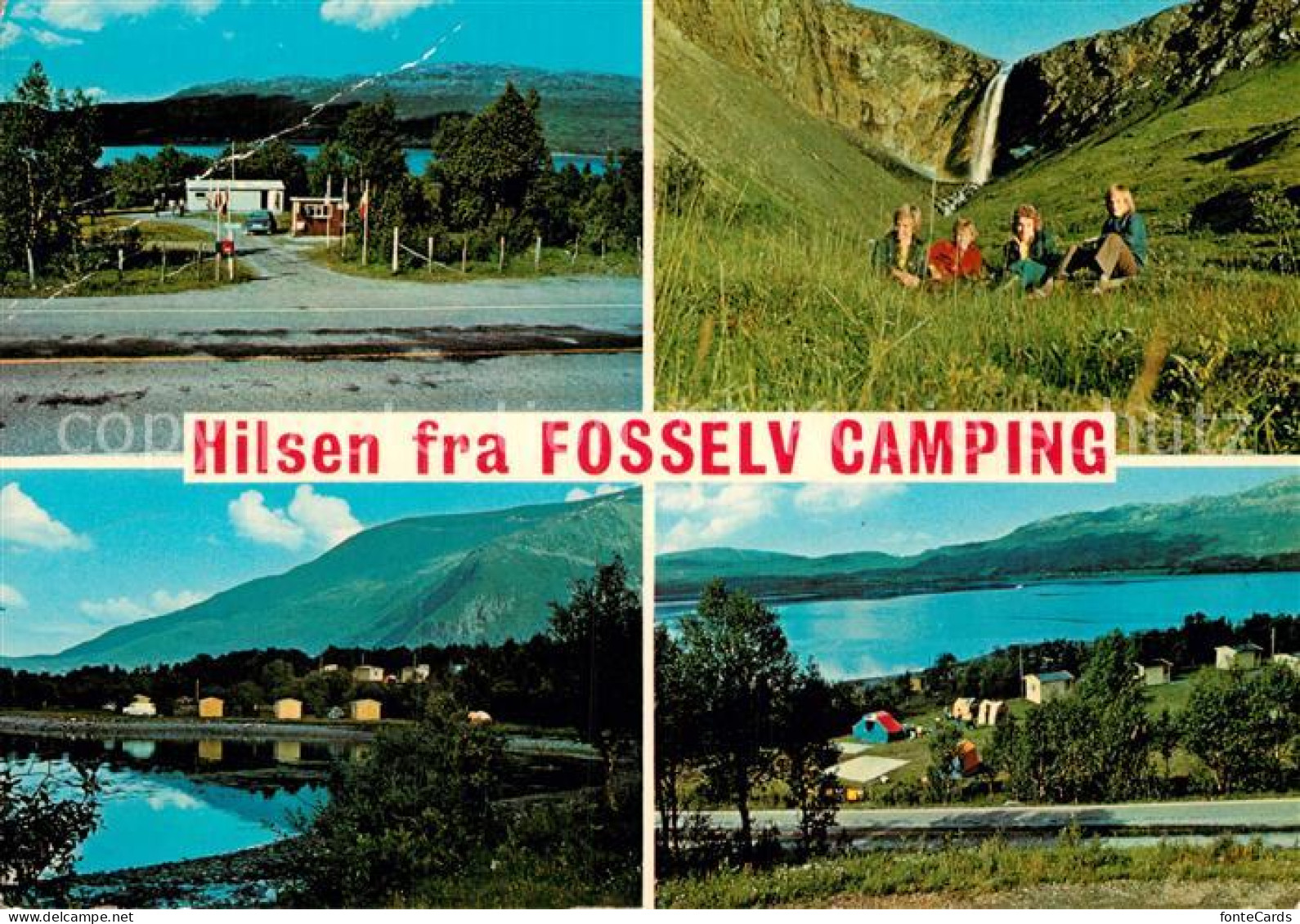 73022340 Straumfjord Fosselv Camping  Norwegen - Norvegia