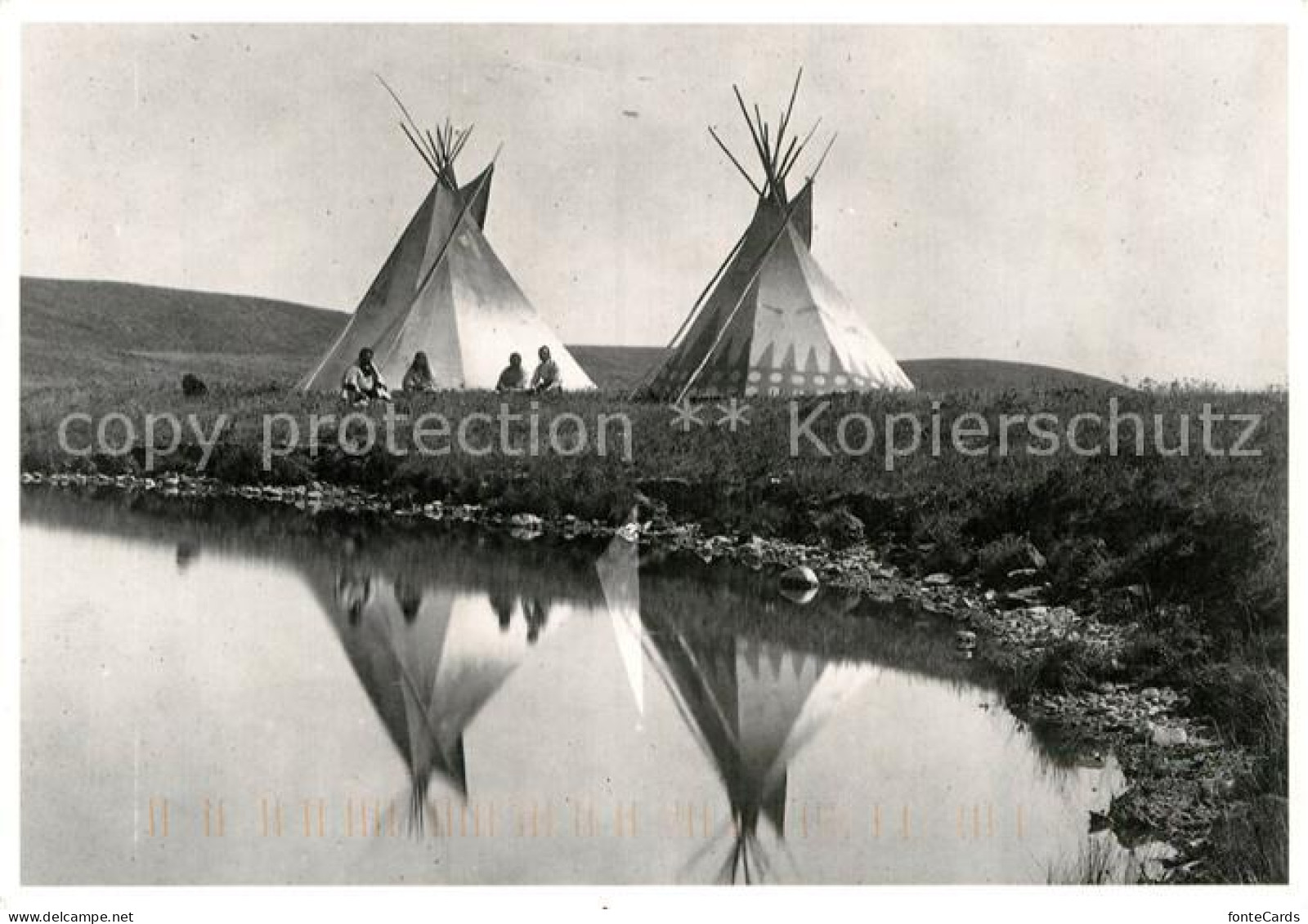 73013578 Buffalo_Indiana The First People Tipis - Altri & Non Classificati