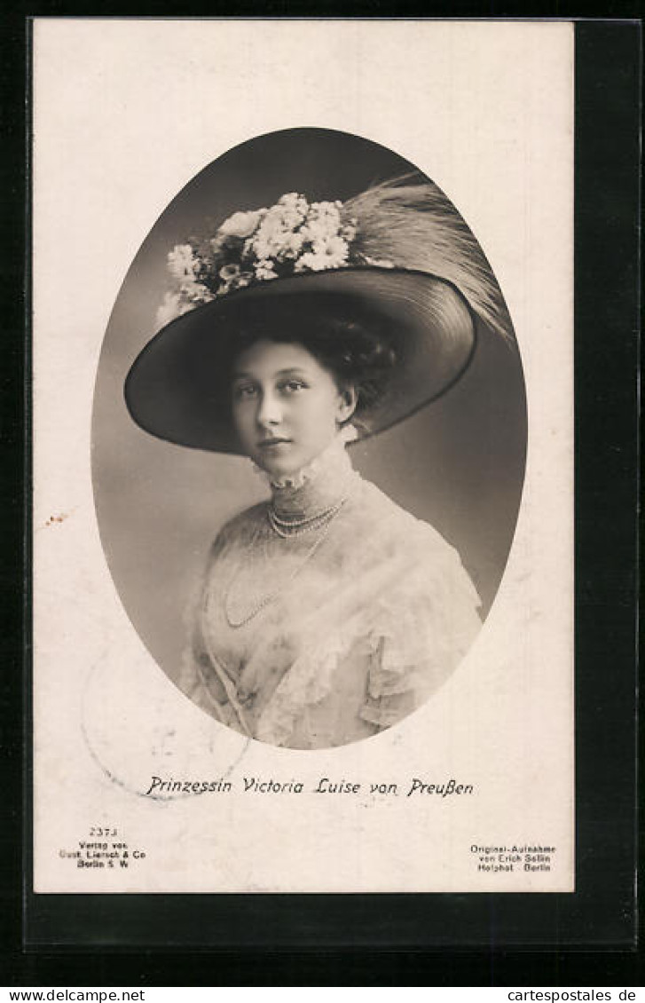 AK Prinzessin Victoria Luise Von Preussen  - Familles Royales