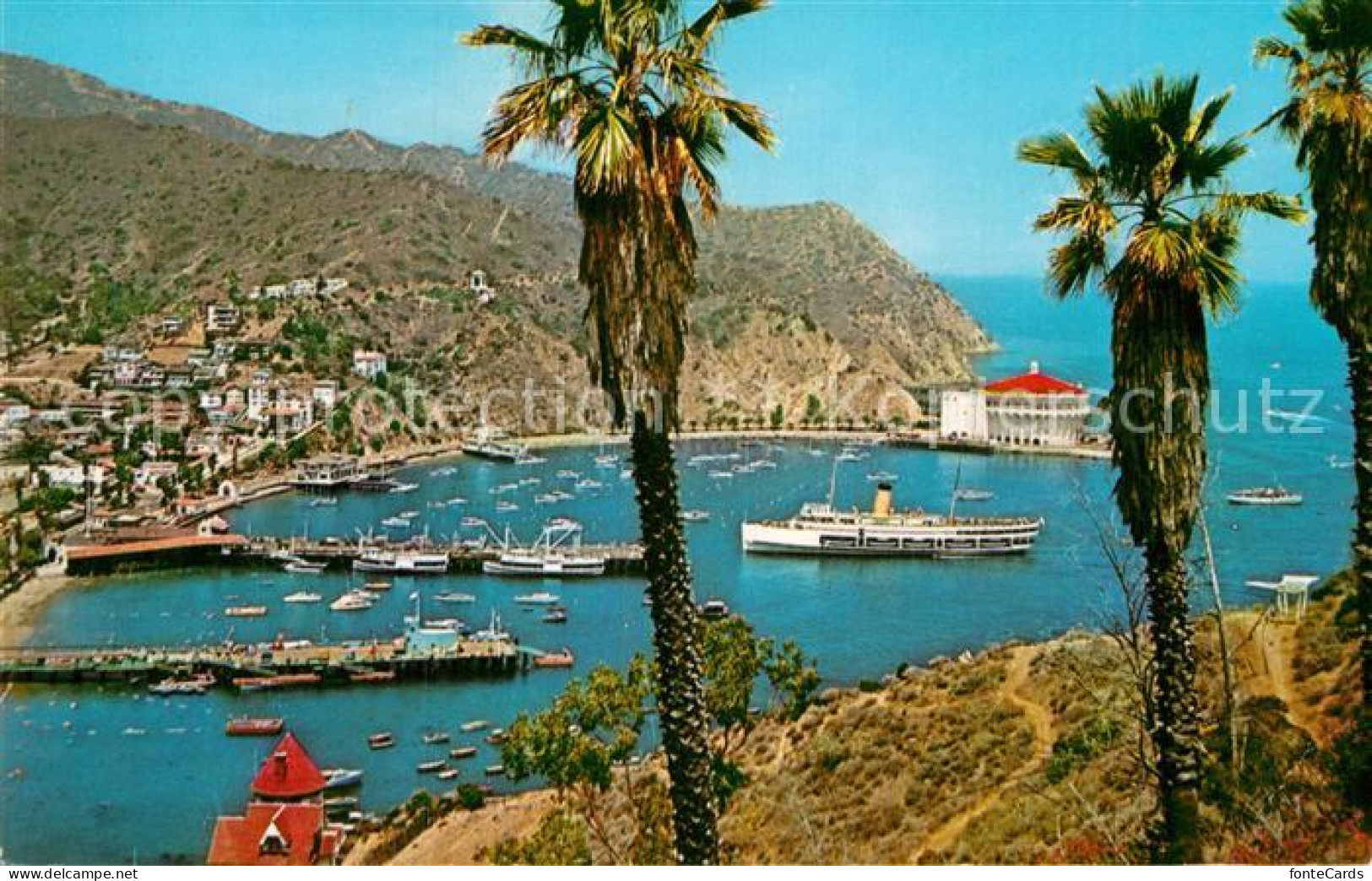 73012091 Santa Catalina Island Avalon Strand Hafen Santa Catalina Island - Autres & Non Classés