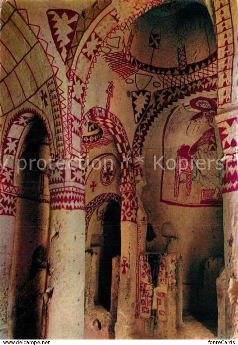 73006996 Uerguep_TK The Byzantin Frescoes From The Church With Apples - Turkey