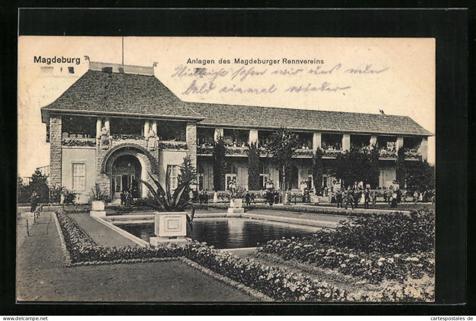 AK Magdeburg, Anlagen Des Magdeburger Rennvereins  - Maagdenburg