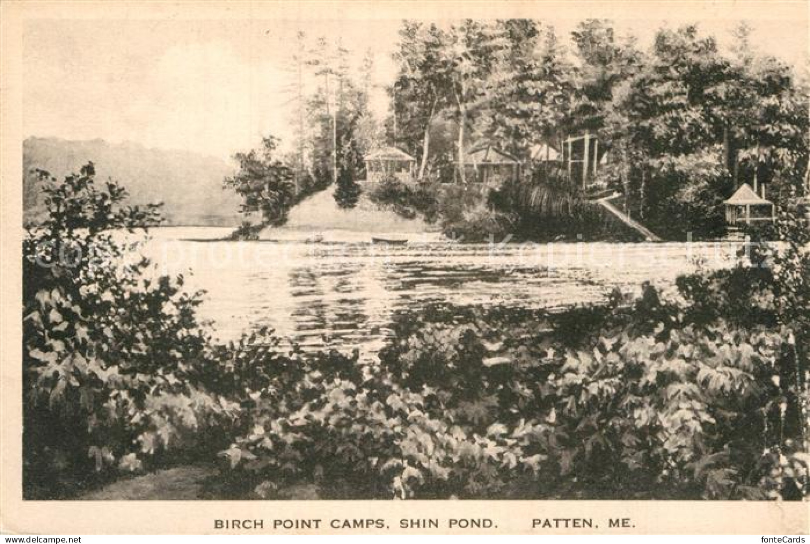 72982656 Patten Birch Point Camps Shin Pond - Autres & Non Classés