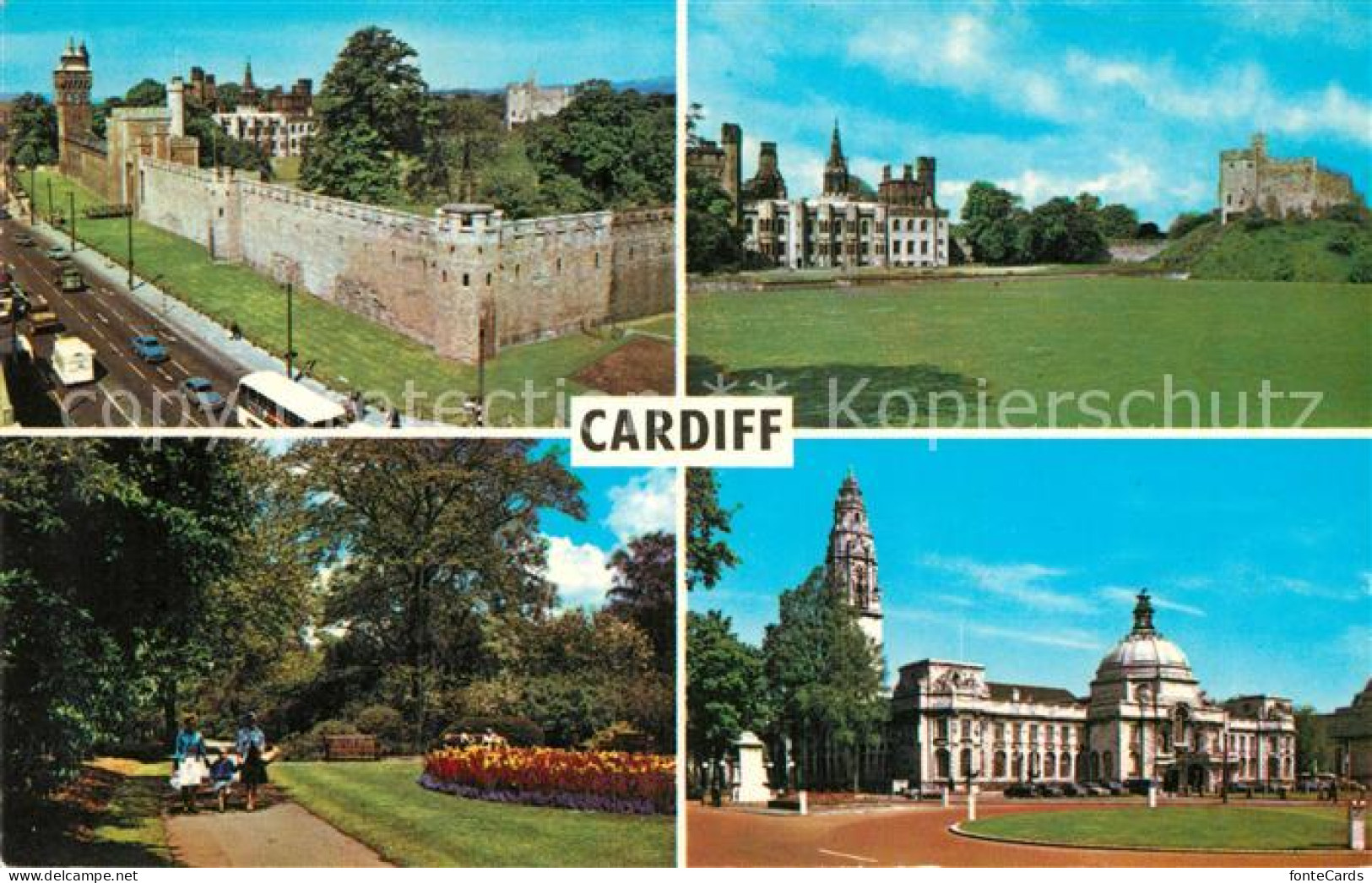 72956838 Cardiff Wales Castle Keep Roath Park Civic Centre Cardiff Wales - Other & Unclassified