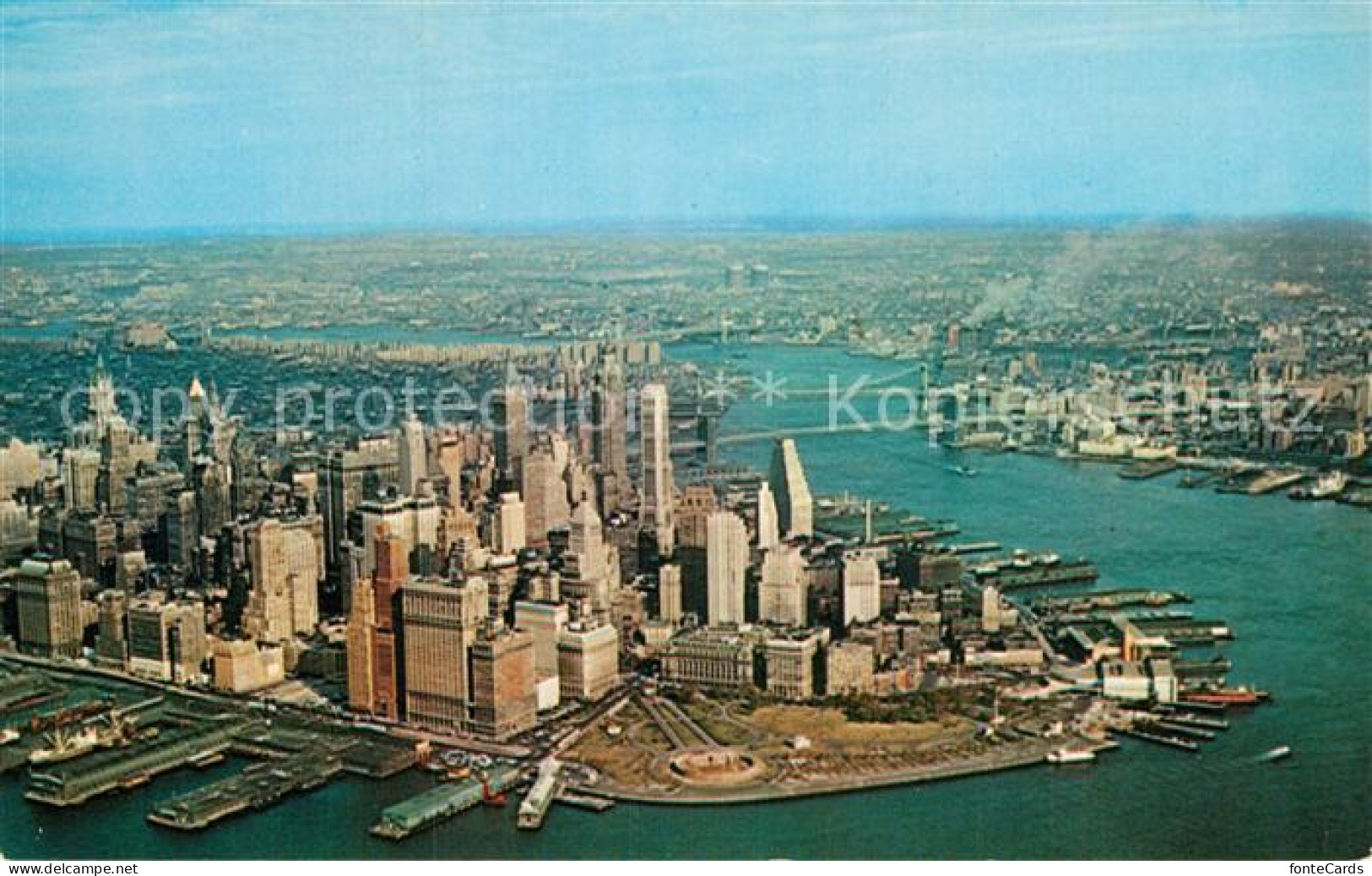 72944727 New_York_City Aerial View Of Lower Manhatten - Autres & Non Classés