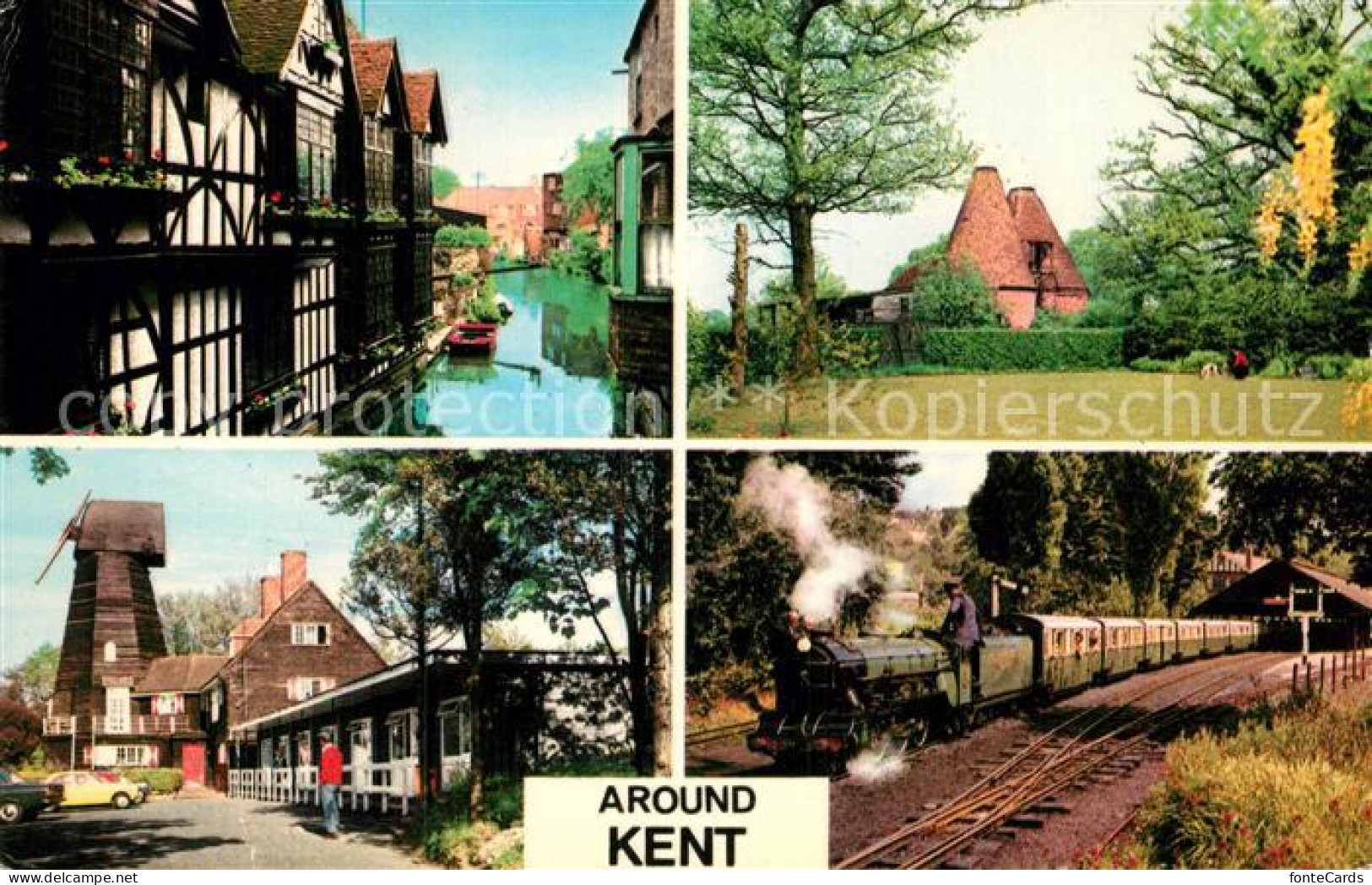 72939315 Kent Weavers Canterbury Old Mill Whitstable Oast Houses Dymchurch Railw - Autres & Non Classés