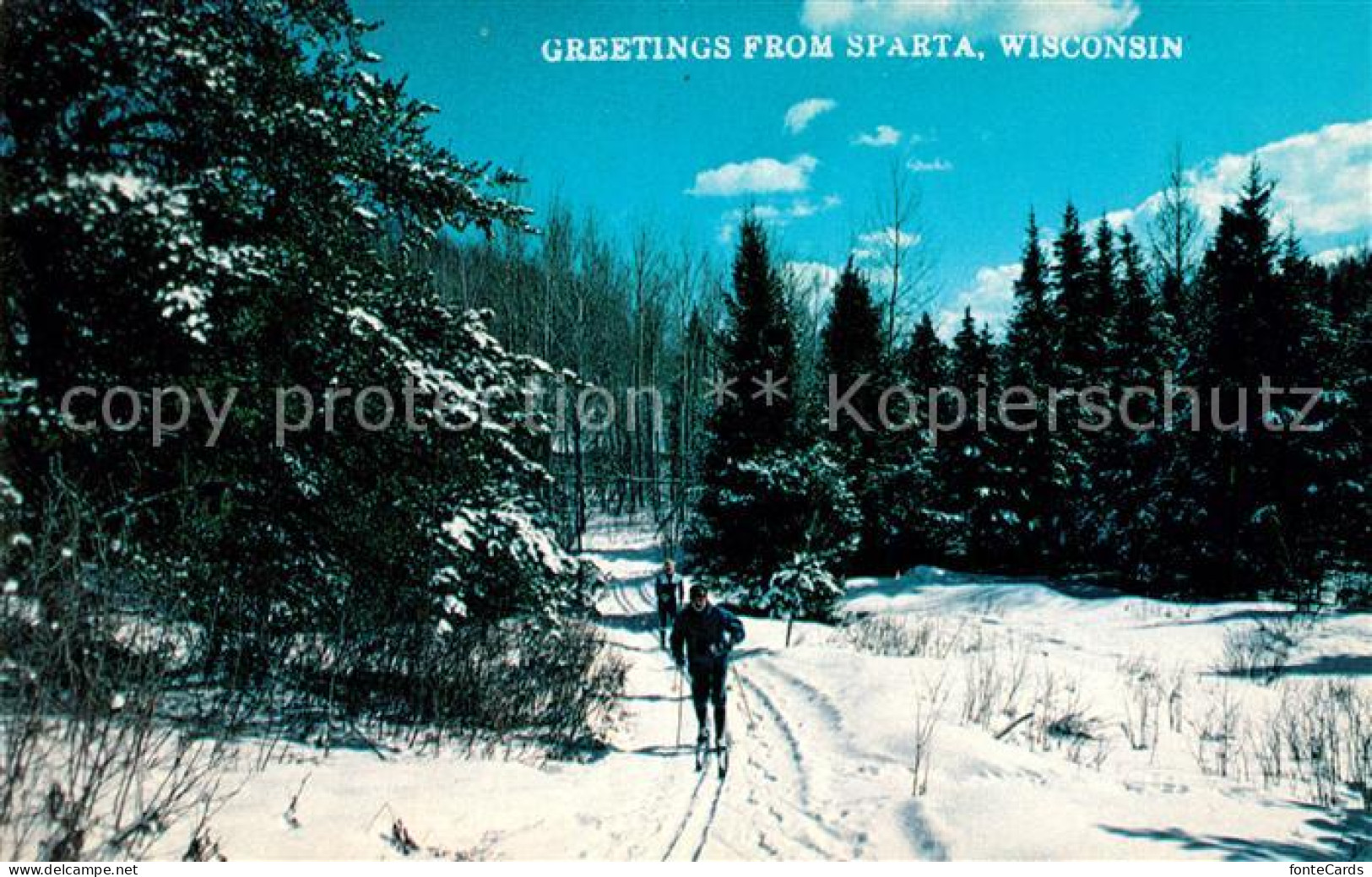 72938589 Sparta_Wisconsin Cross Country Skiers  - Other & Unclassified