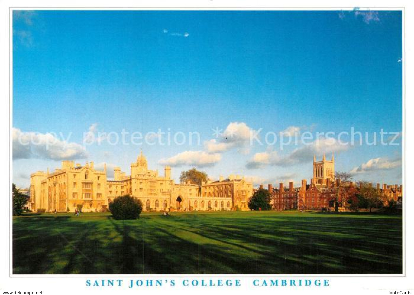 72930650 Cambridge Cambridgeshire Saint Johns College  Cambridge - Andere & Zonder Classificatie