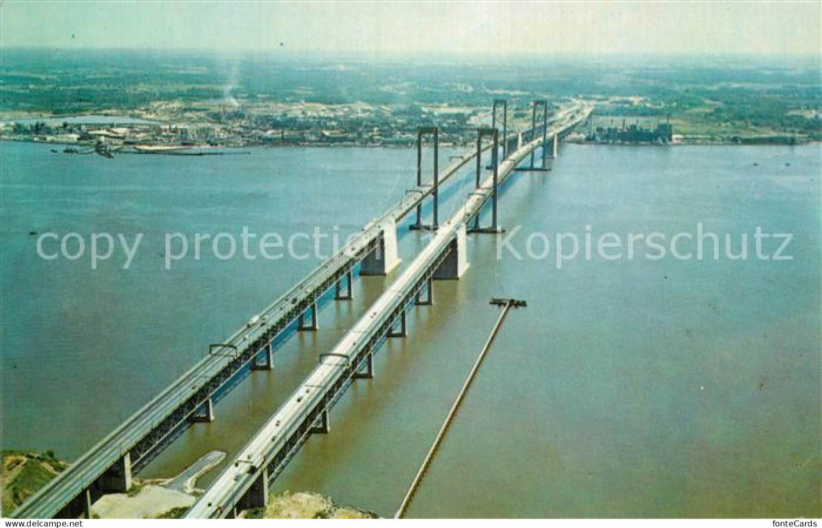 72929401 Delaware_New_Jersey Fliegeraufnahme Memorila Bridge - Sonstige & Ohne Zuordnung