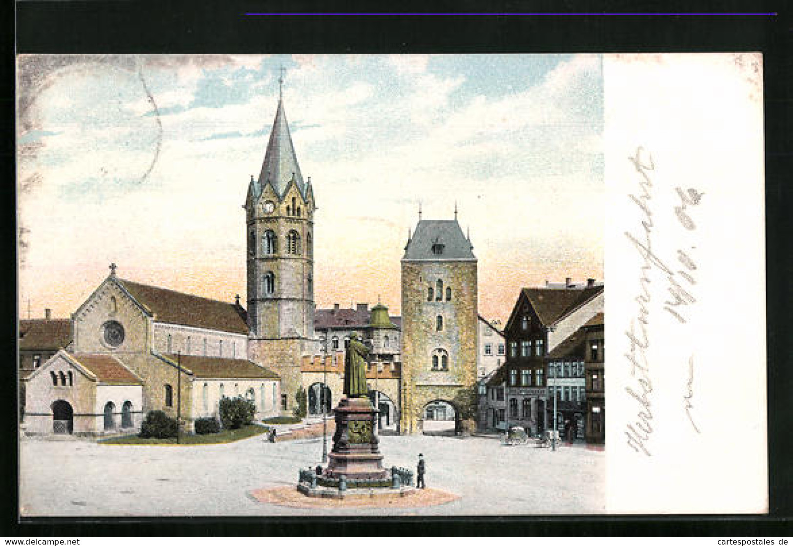 AK Eisenach, Lutherdenkmal Am Nicolaitor  - Eisenach