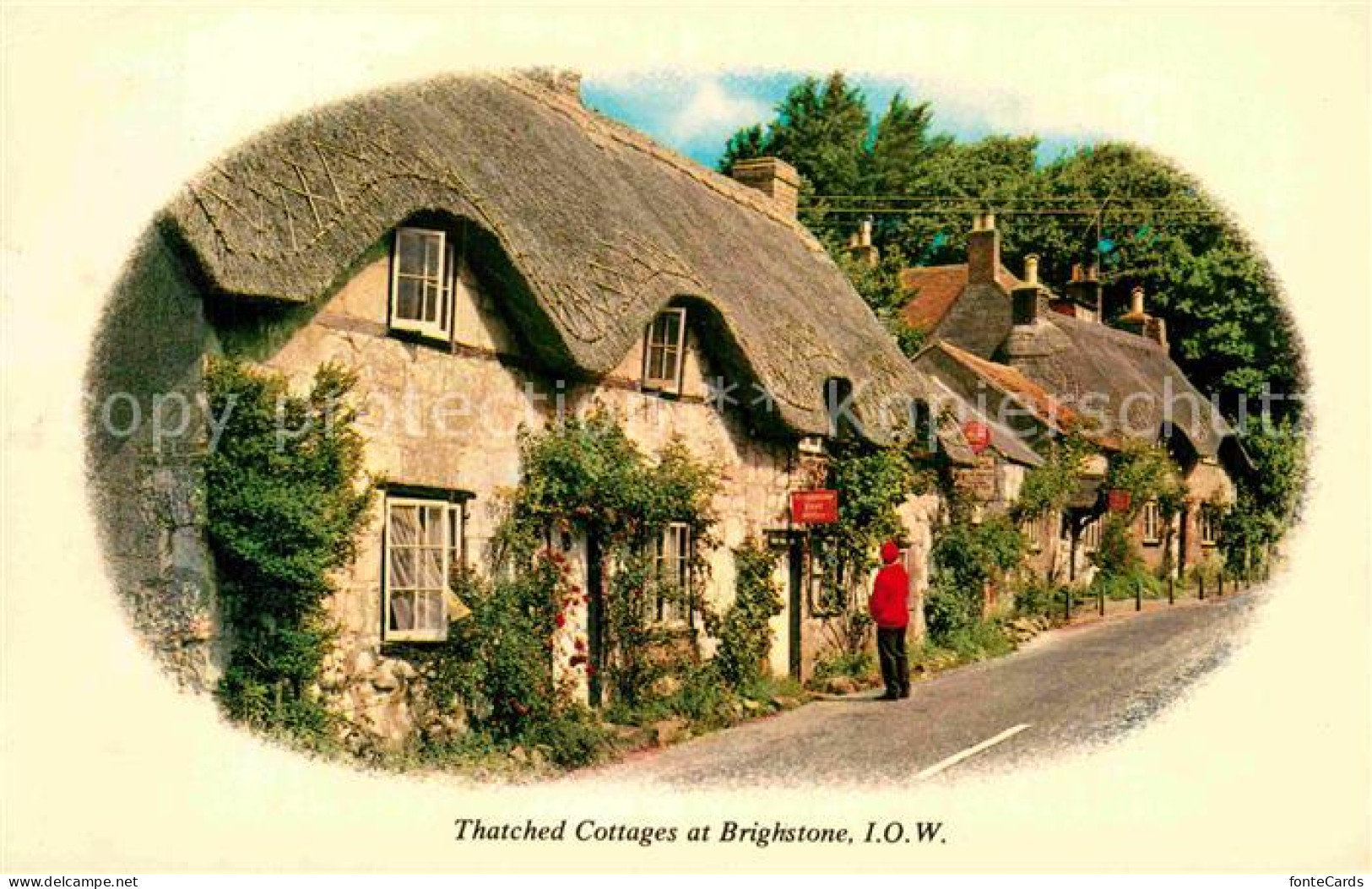 72908147 Brighstone Calbourne Thatched Cottages  Brighstone Calbourne - Autres & Non Classés