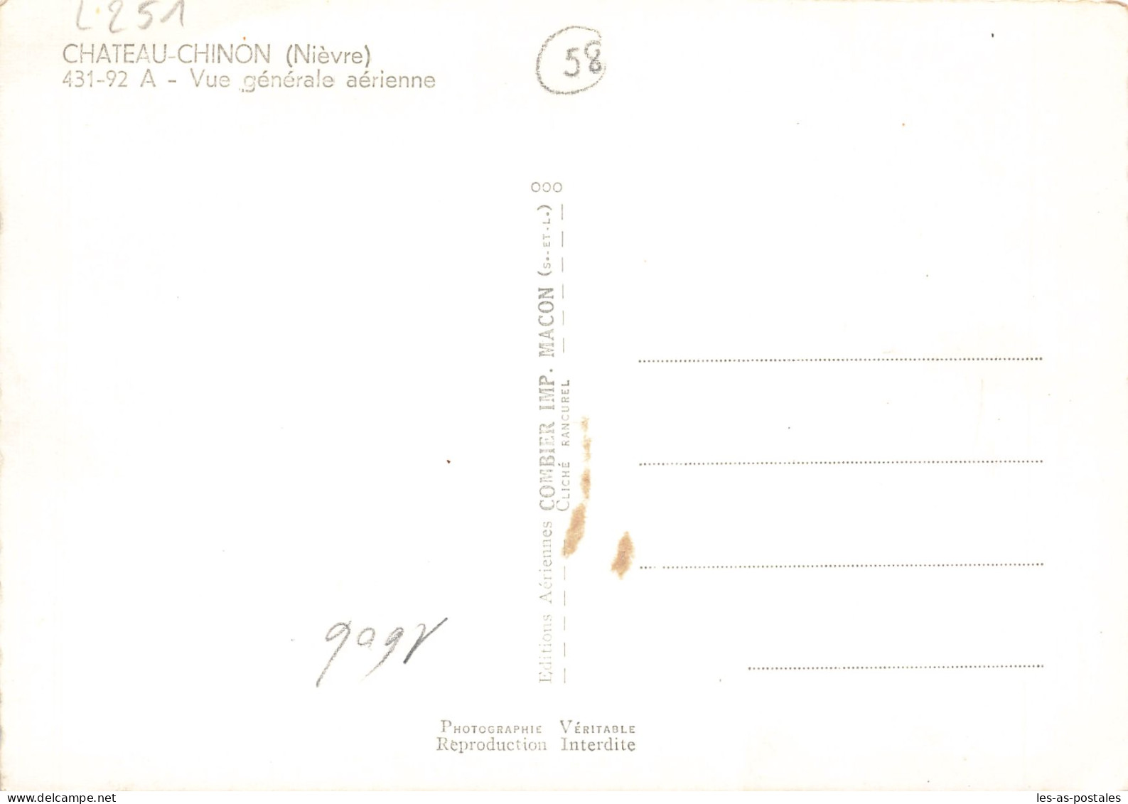 58 CHÂTEAU CHINON - Chateau Chinon