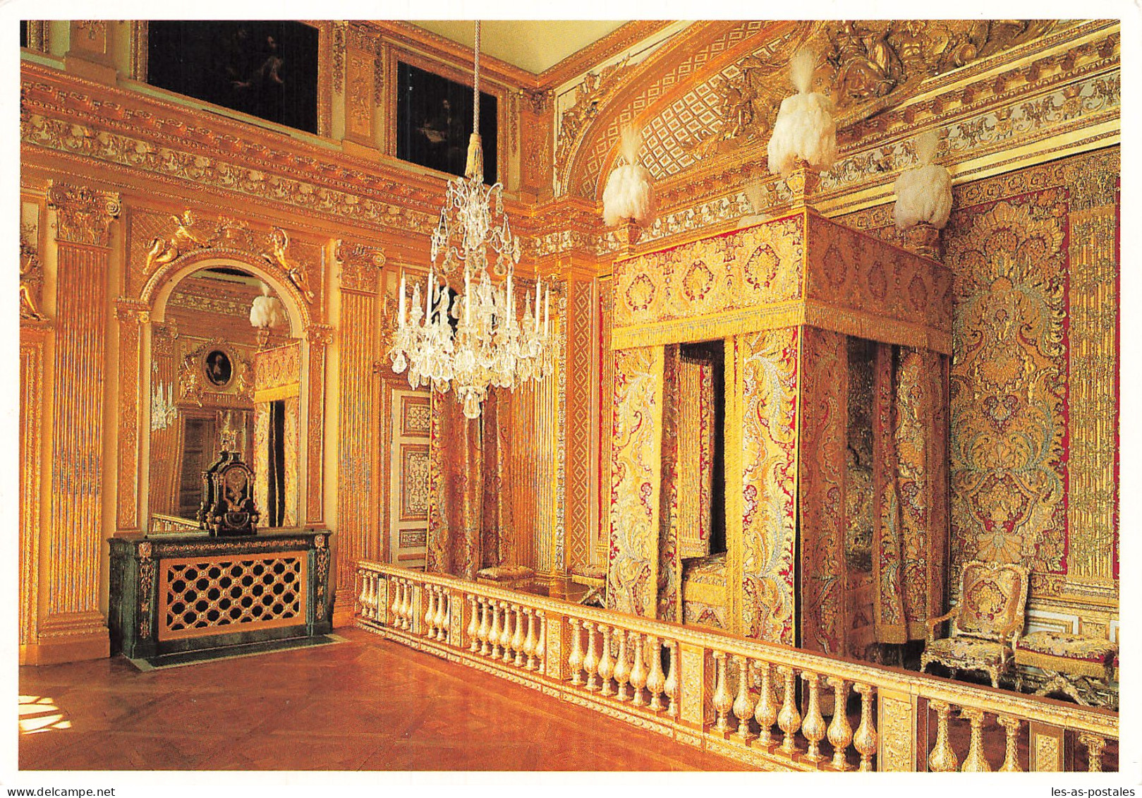 78 VERSAILLES LE CHÂTEAU LA CHAMBRE DE LOUIS XIV - Versailles (Château)