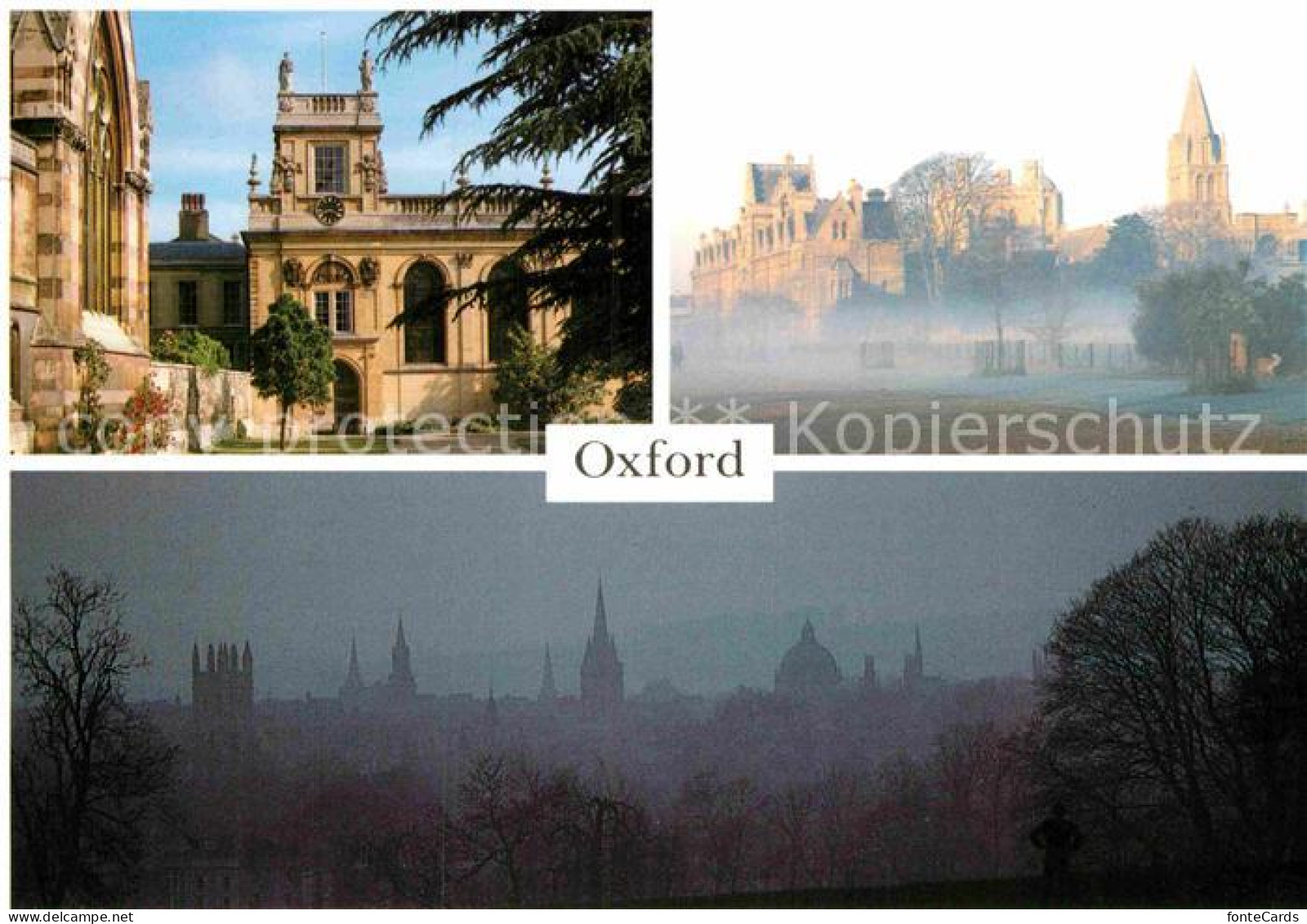 72905534 Oxford Oxfordshire Trinity College Christ Church Oxford Spires At Dusk  - Otros & Sin Clasificación