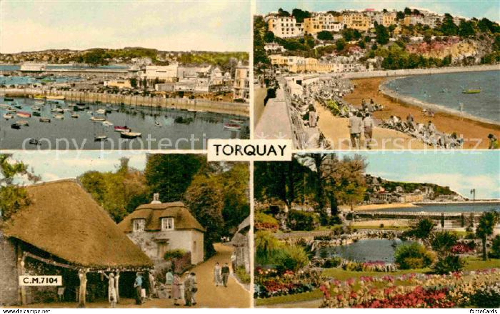 72899512 Torquay UK Strand Hafen  Torquay UK - Altri & Non Classificati