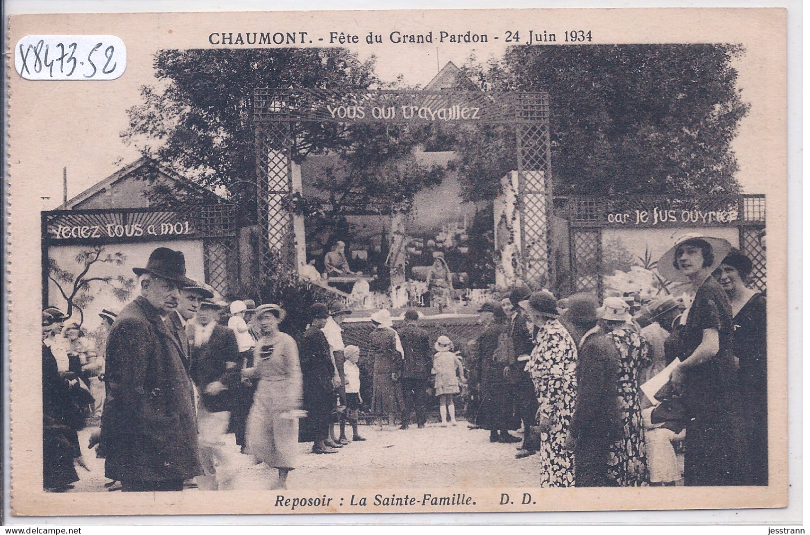 CHAUMONT- FETE DU GRAND PARDON- 24 JUIN 1934 - Chaumont