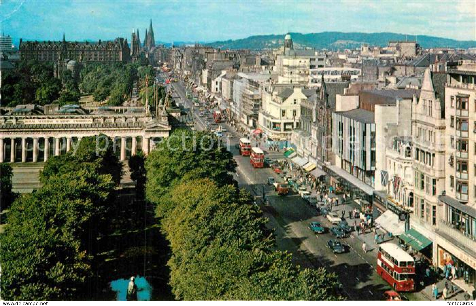 72897126 Edinburgh Princes Street From The Scott Monument Edinburgh - Altri & Non Classificati